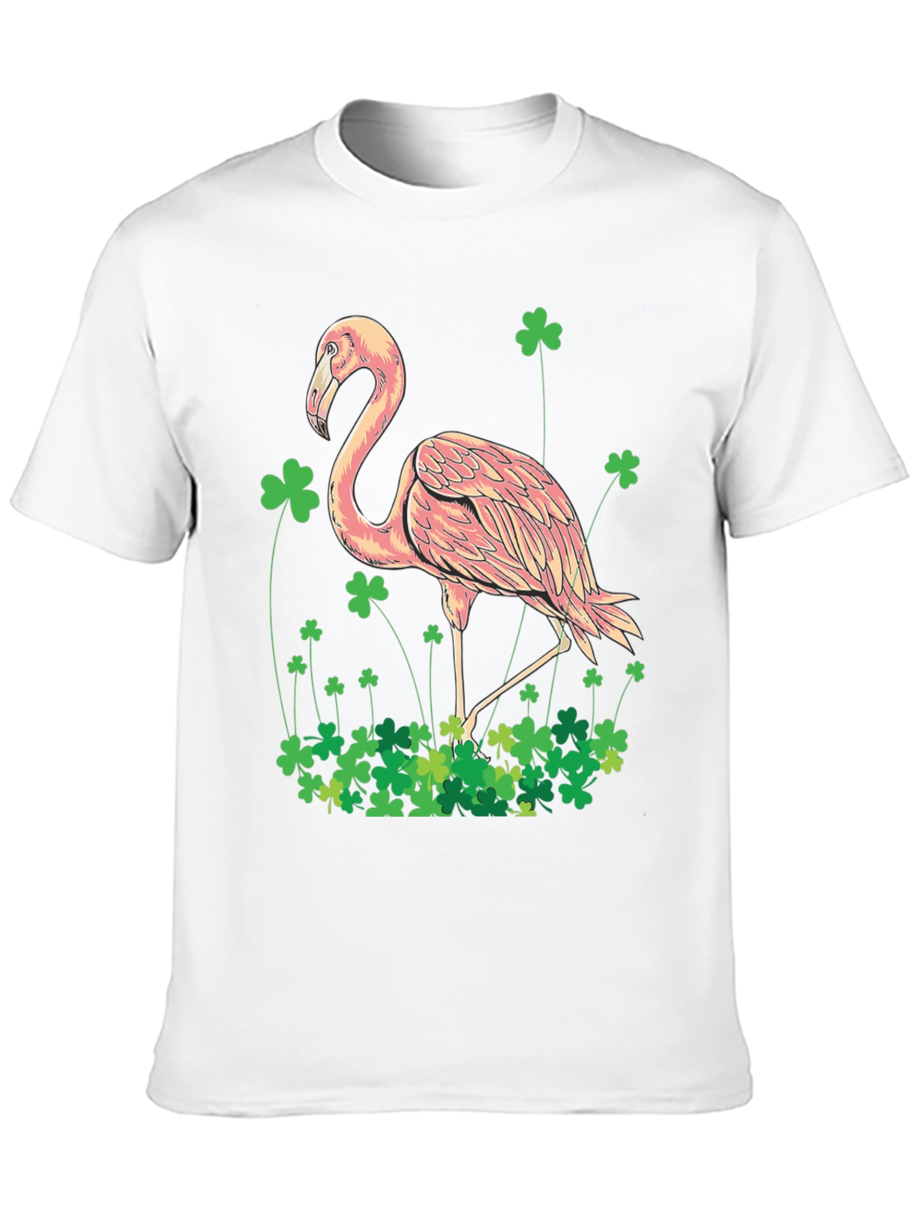 St. Patricks Day Flamingo Graphic Tee
