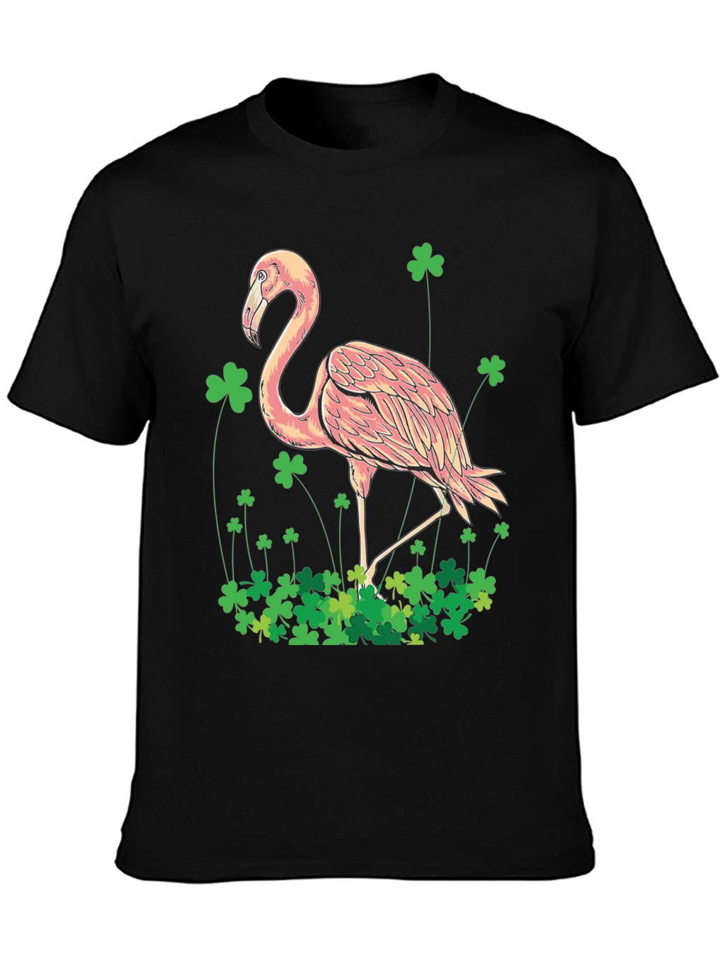 St. Patricks Day Flamingo Graphic Tee