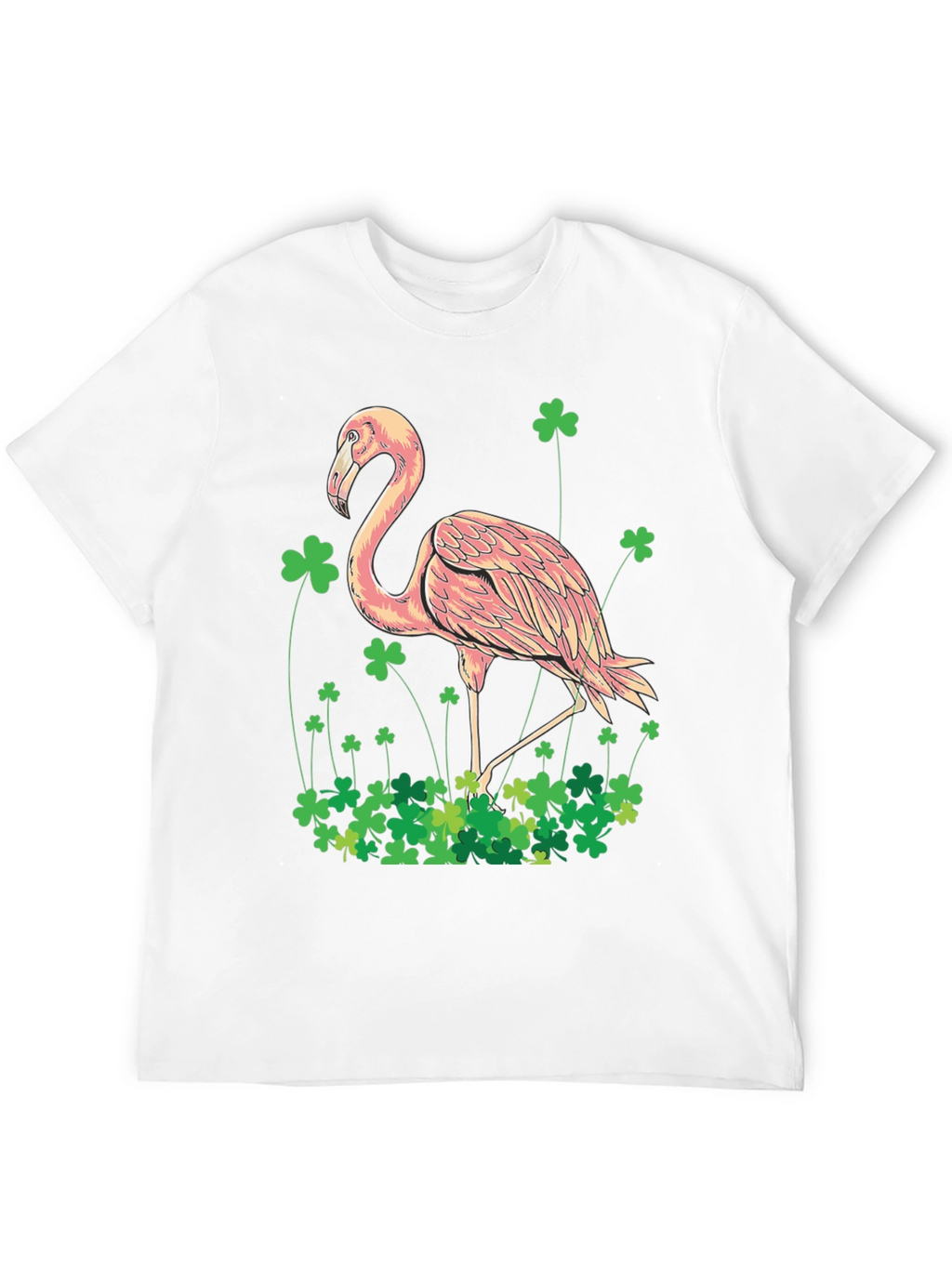 St. Patricks Day Flamingo Graphic Tee