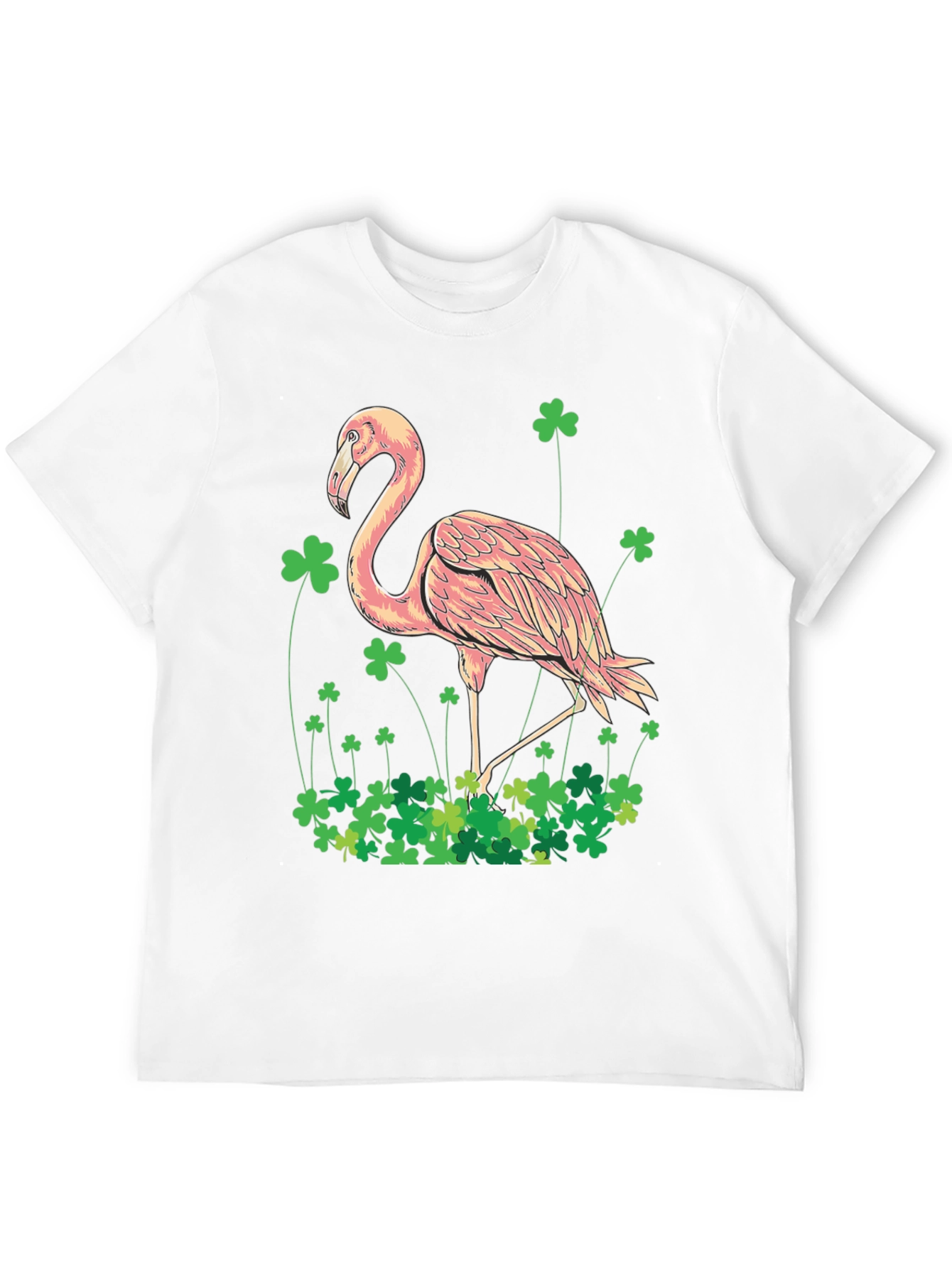 St. Patricks Day Flamingo Graphic Tee