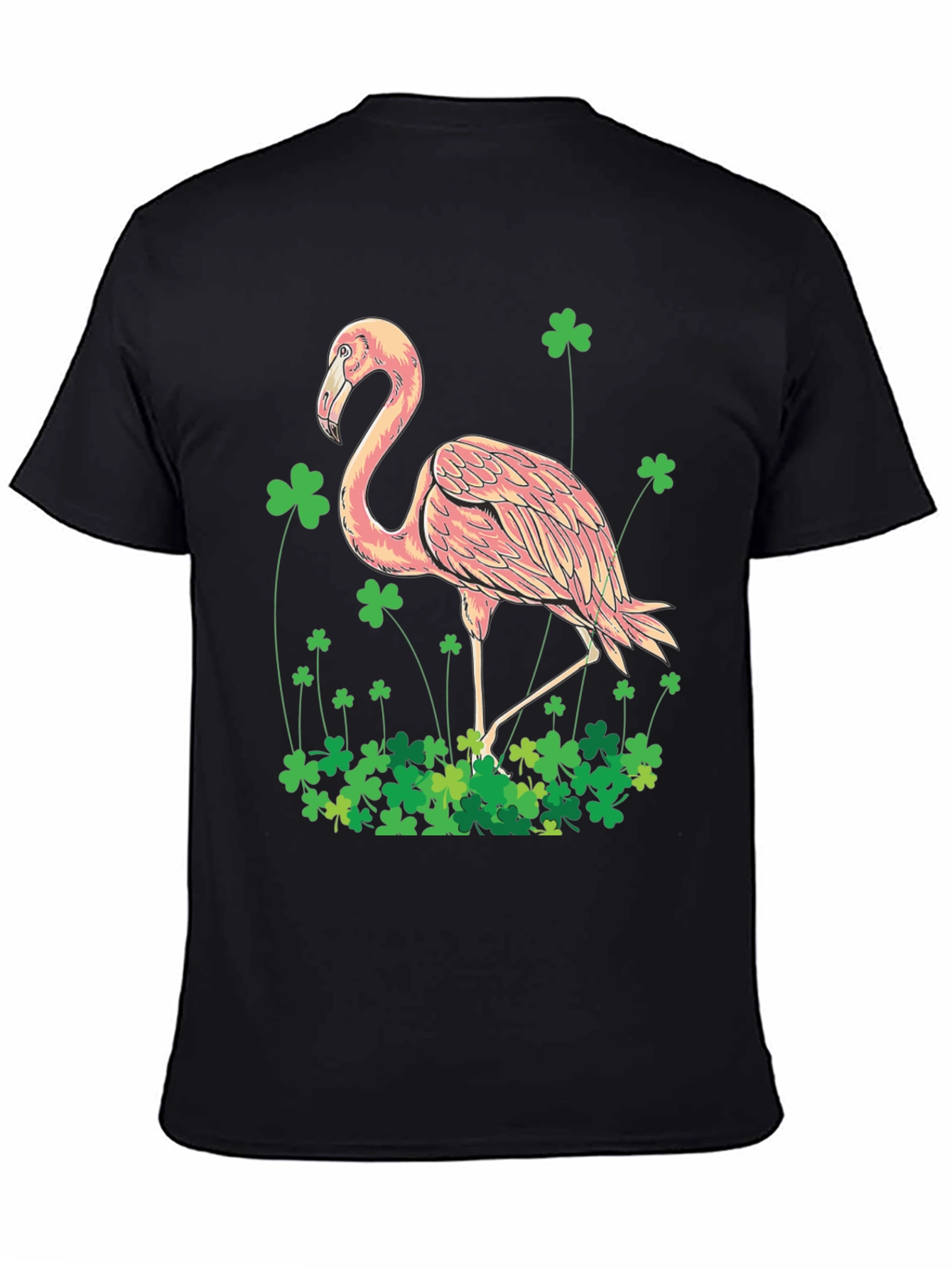 St. Patricks Day Flamingo Graphic Tee