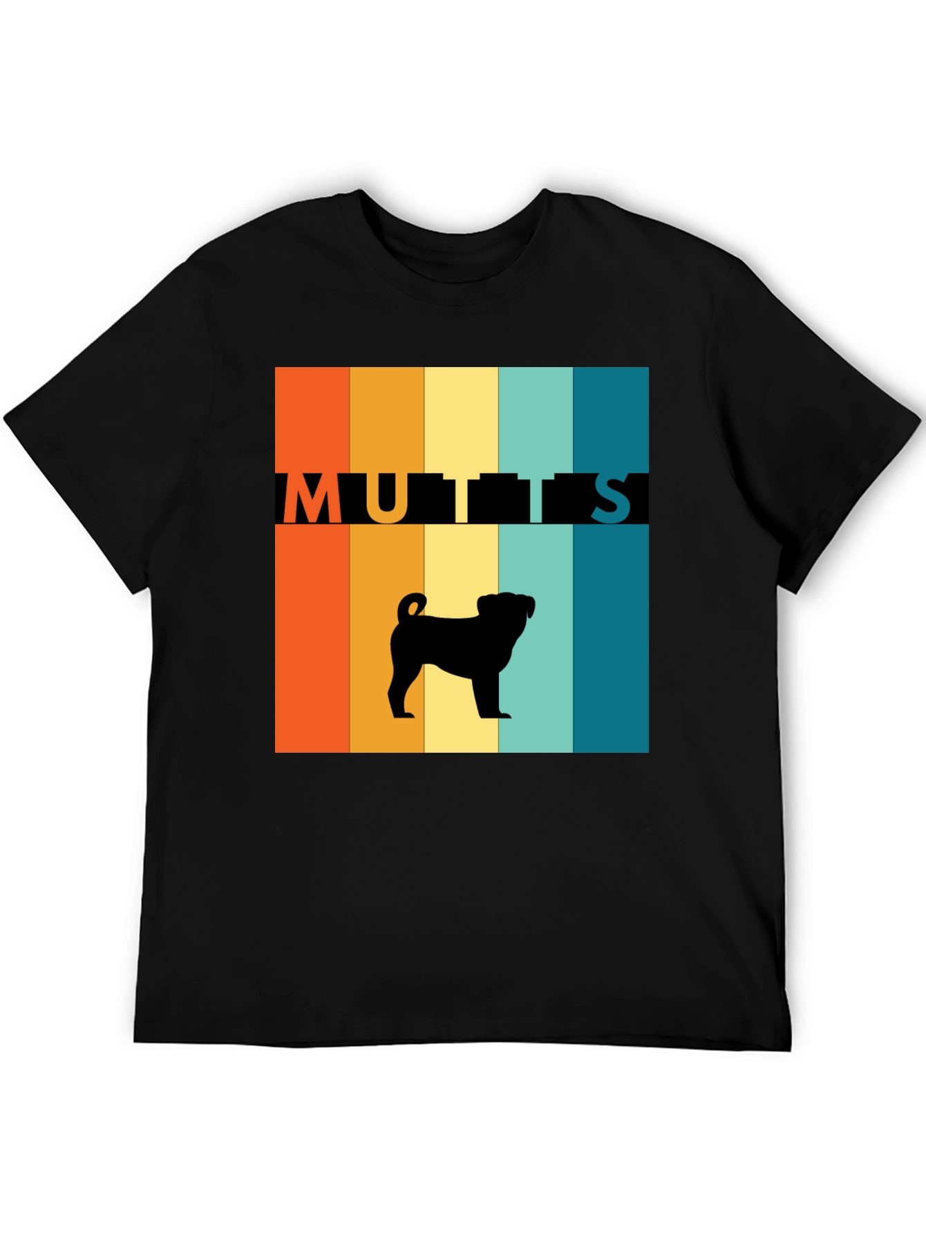 Retro Mutts Graphic T-Shirt Dog Lover Tee