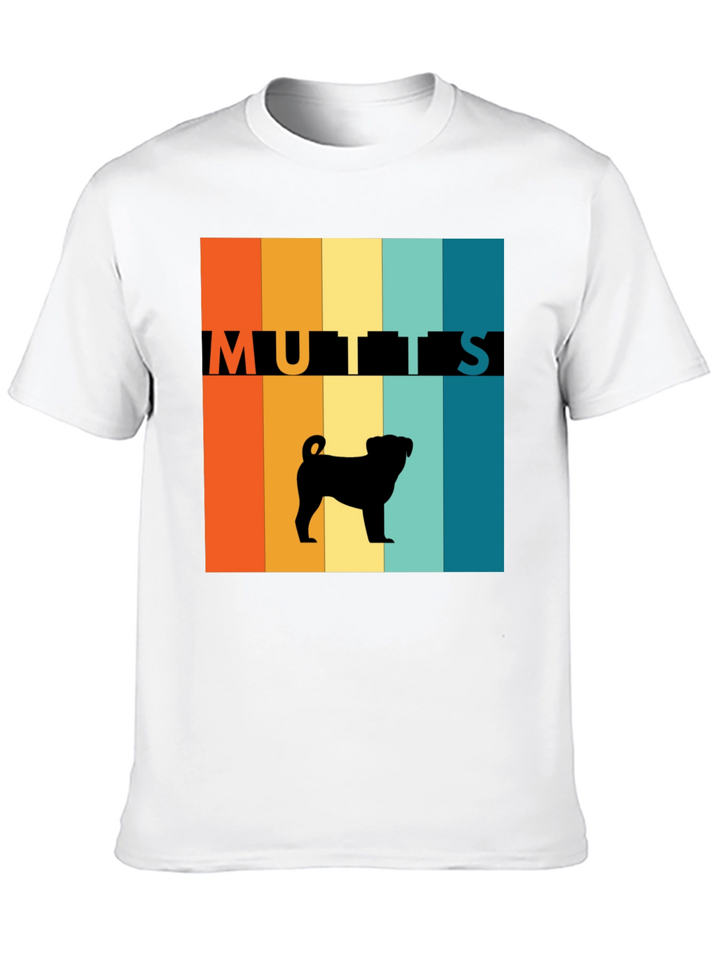 Retro Mutts Graphic T-Shirt Dog Lover Tee