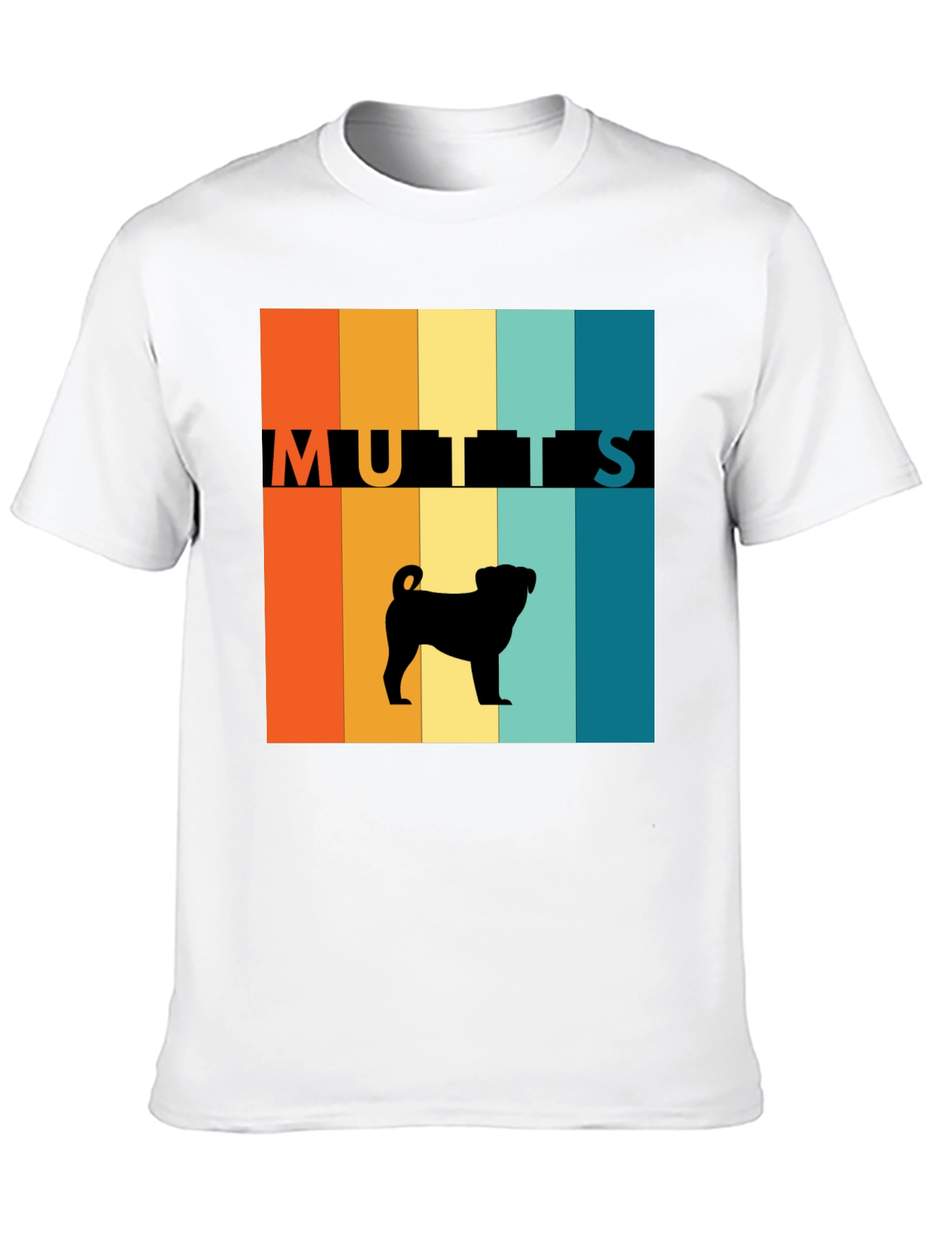 Retro Mutts Graphic T-Shirt Dog Lover Tee
