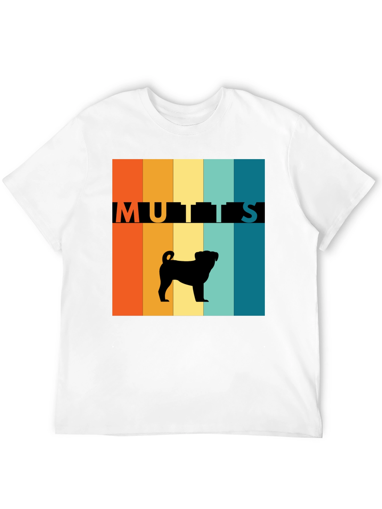 Retro Mutts Graphic T-Shirt Dog Lover Tee