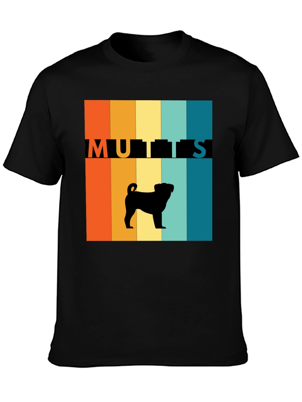 Retro Mutts Graphic T-Shirt Dog Lover Tee