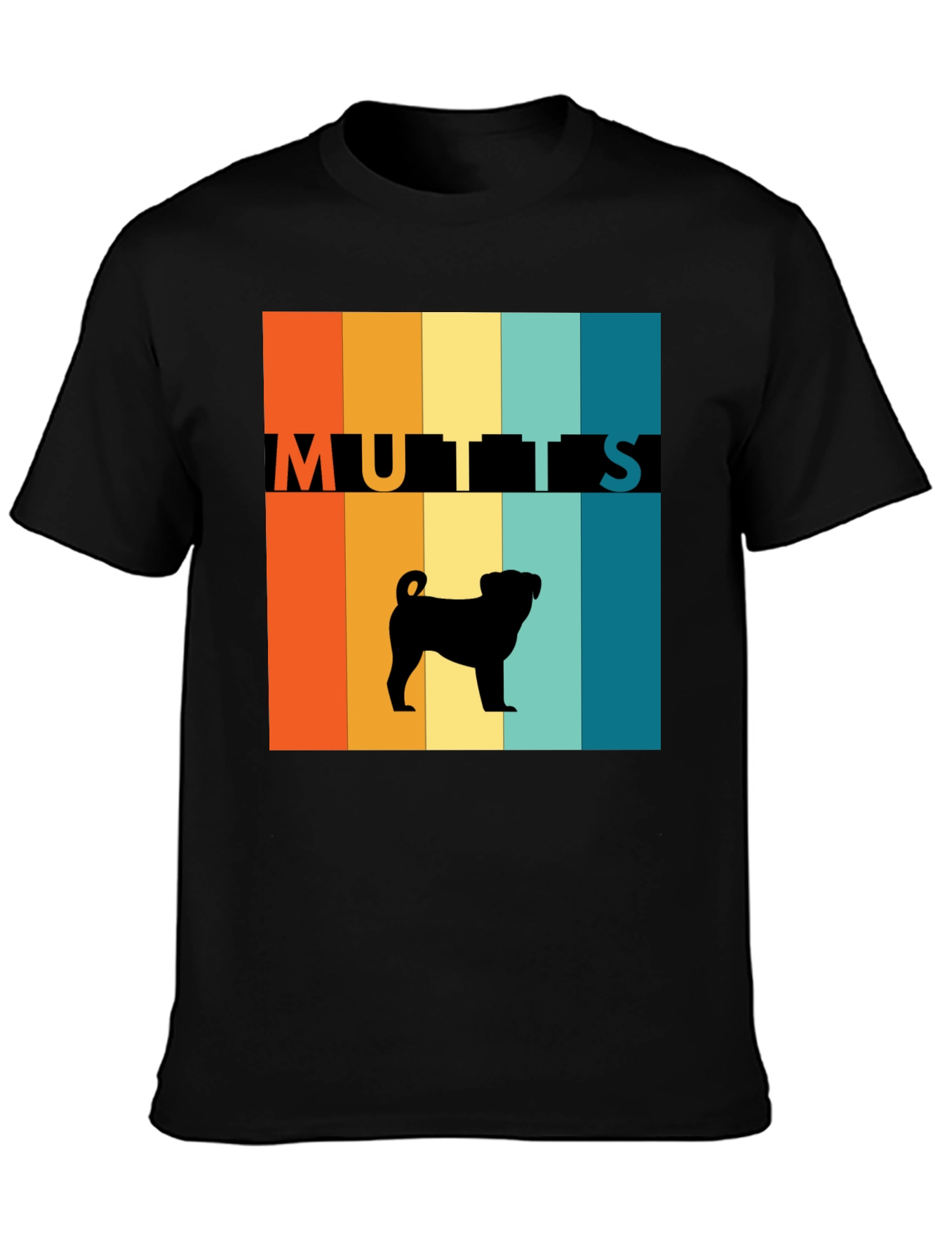 Retro Mutts Graphic T-Shirt Dog Lover Tee