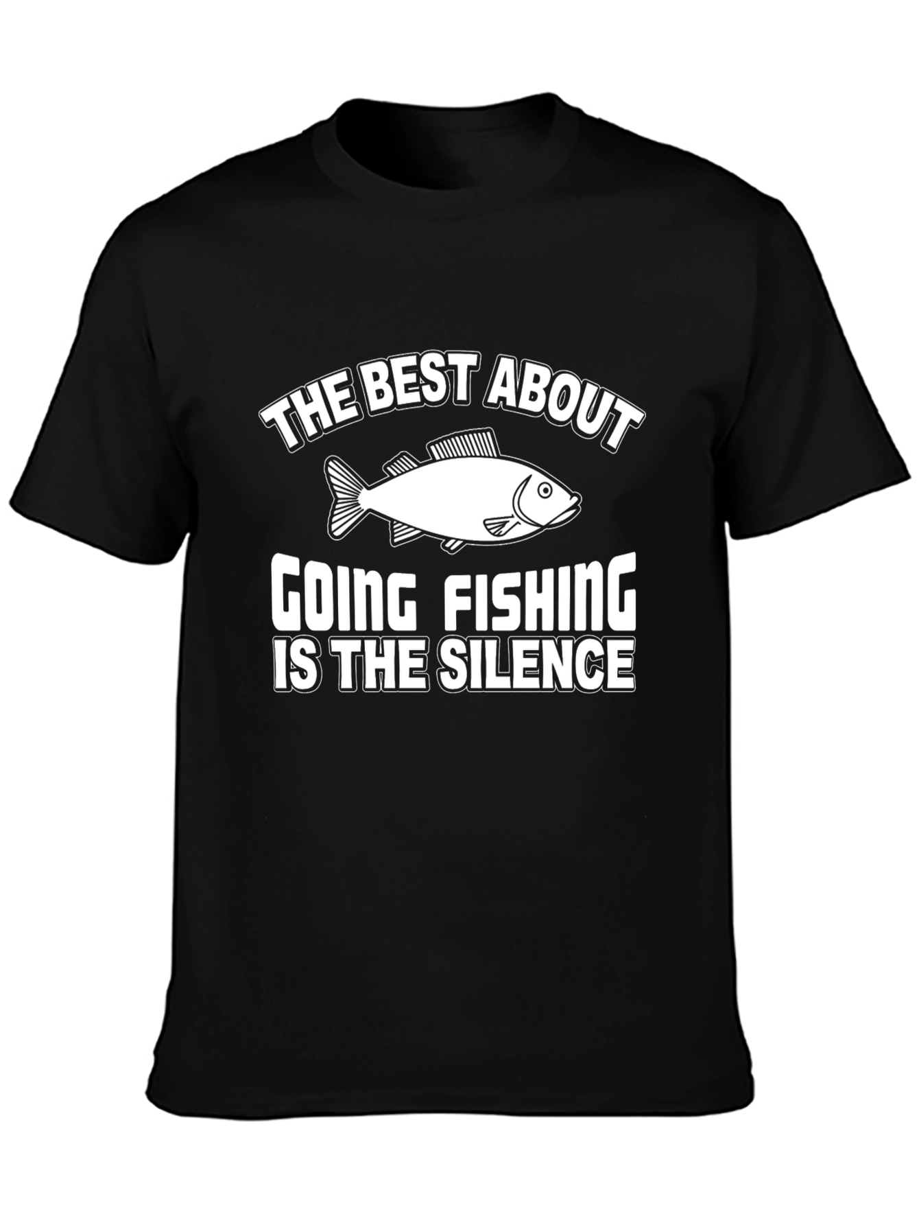 Funny Fishing T-Shirt: The Silence is Golden