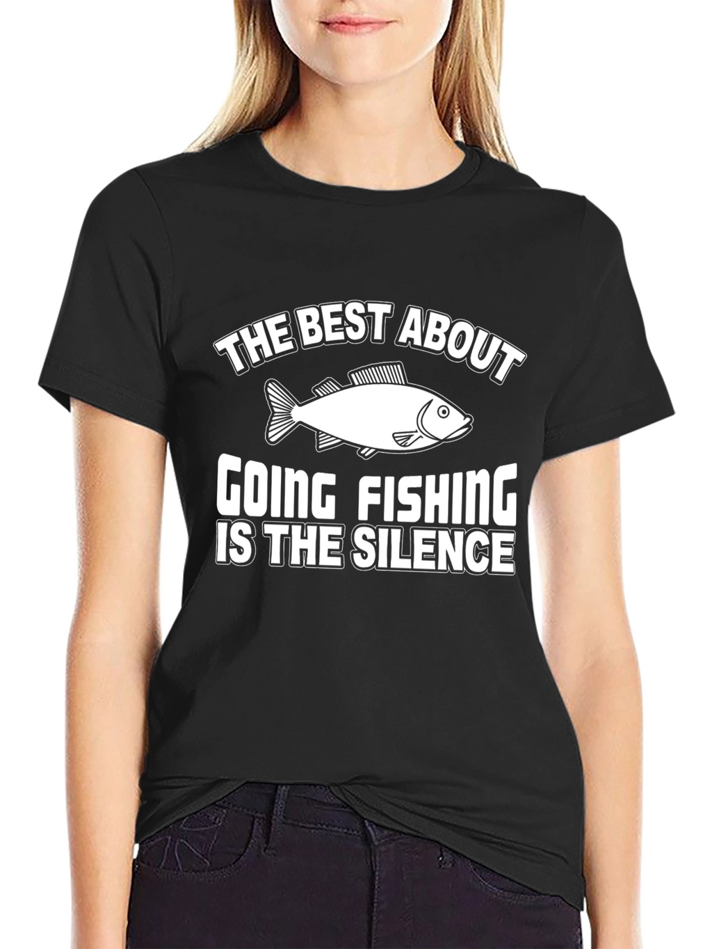 Funny Fishing T-Shirt: The Silence is Golden