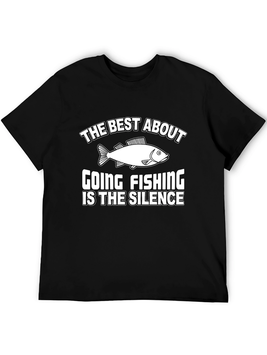 Funny Fishing T-Shirt: The Silence is Golden