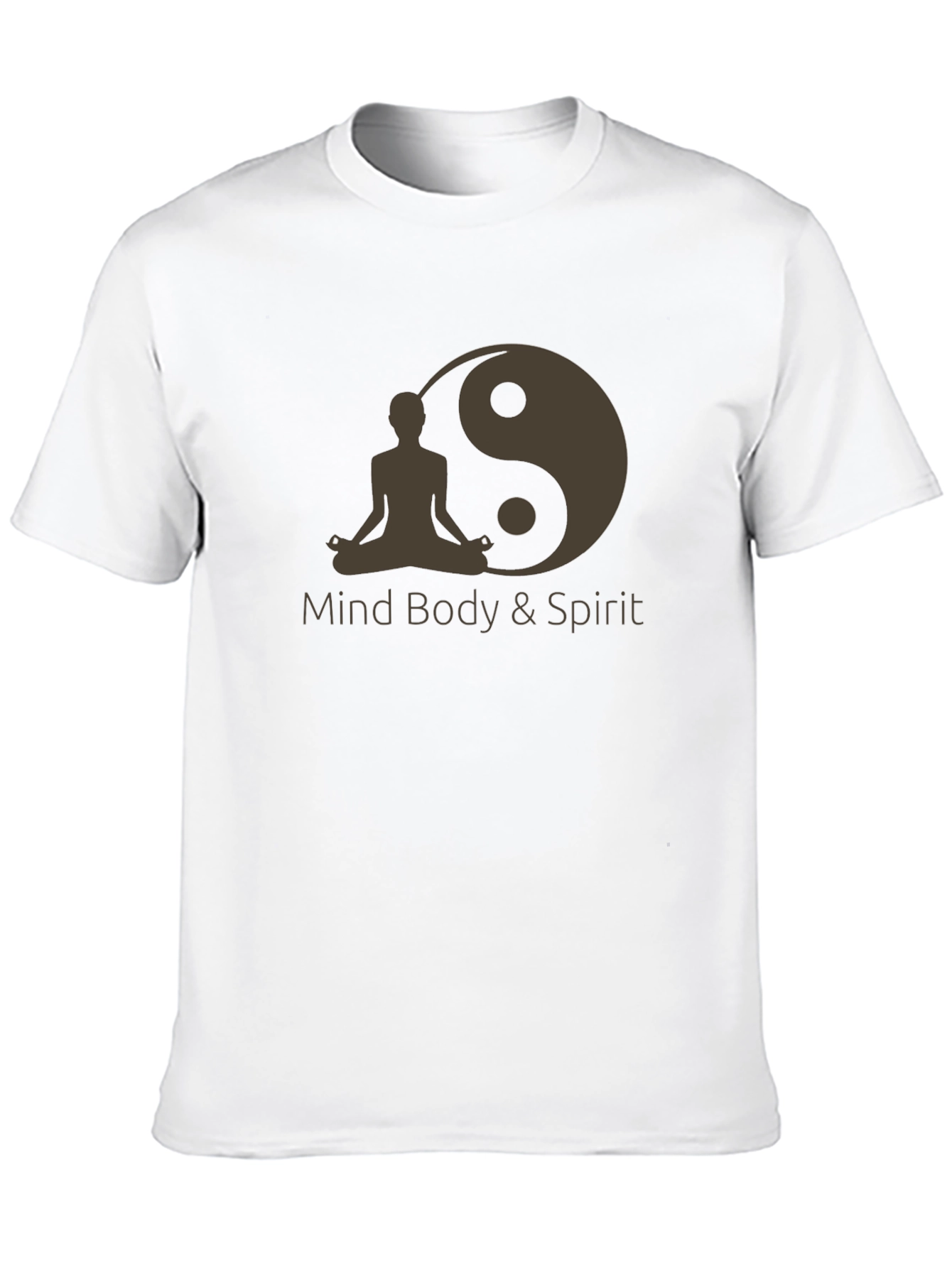 Mind Body Spirit Yin Yang Graphic Tee