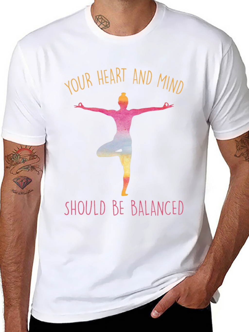 Balanced Heart and Mind Yoga T-Shirt