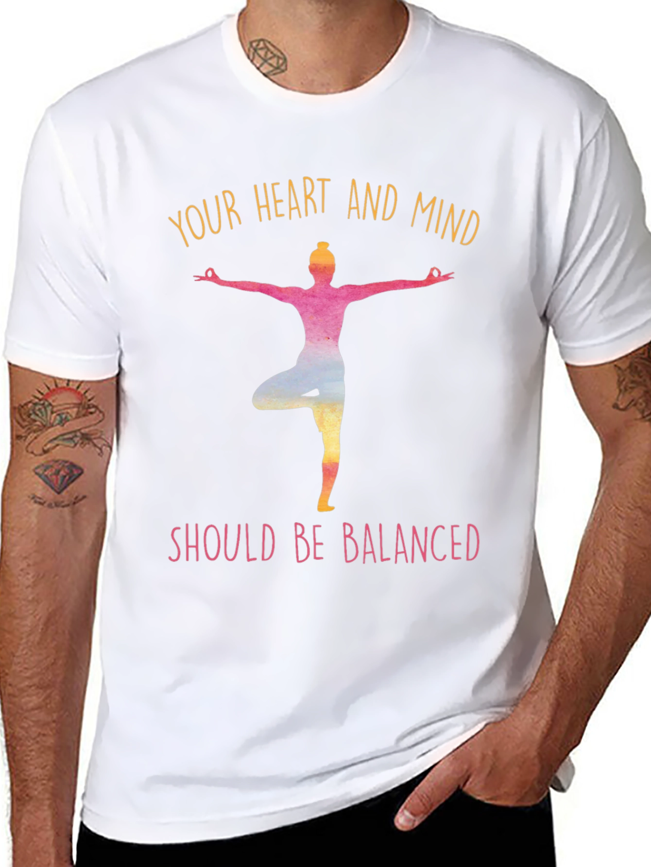 Balanced Heart and Mind Yoga T-Shirt