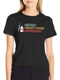 Vaccines Protect Future Generations Graphic Tee