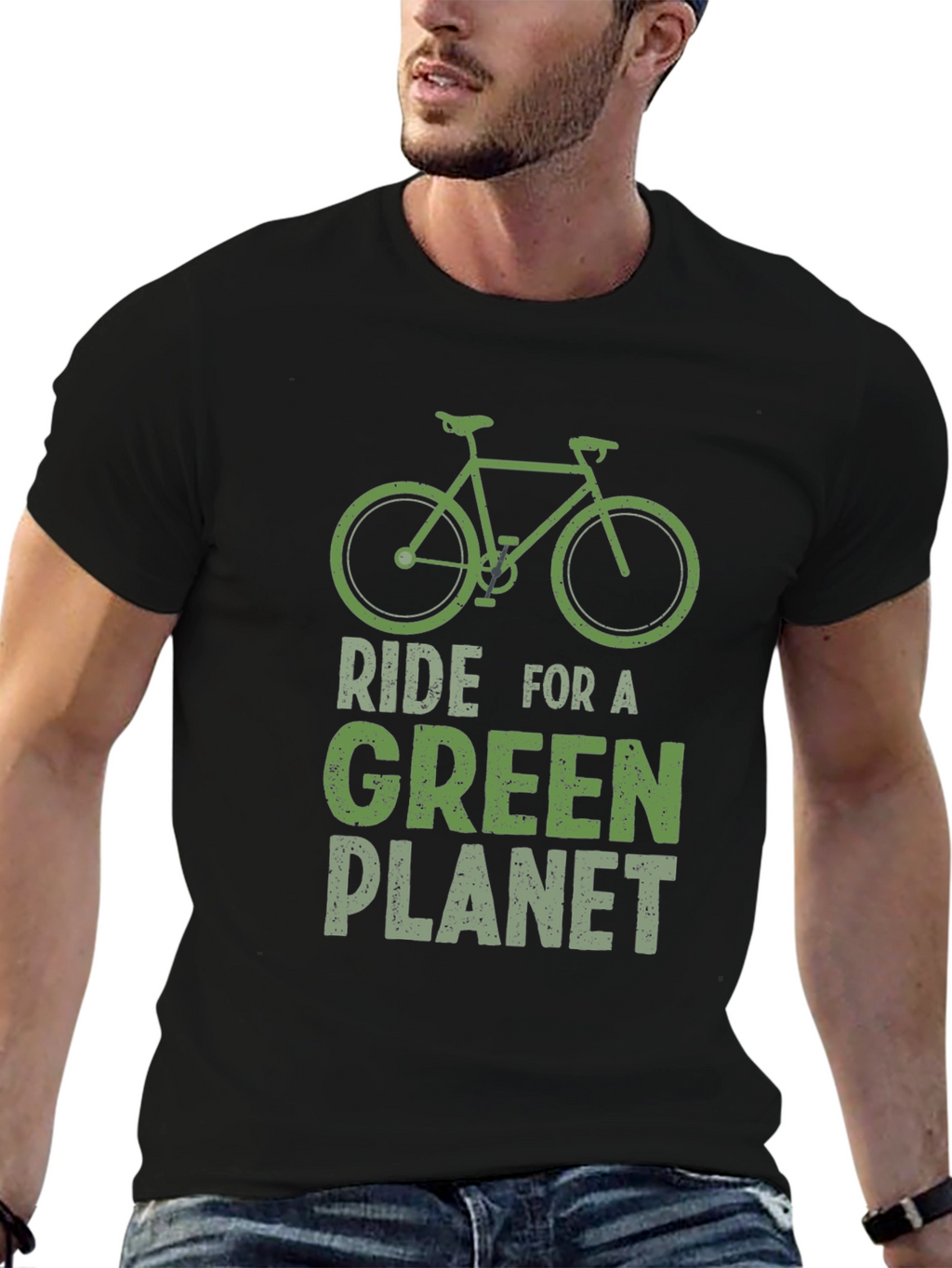 Ride for a Green Planet Graphic Tee