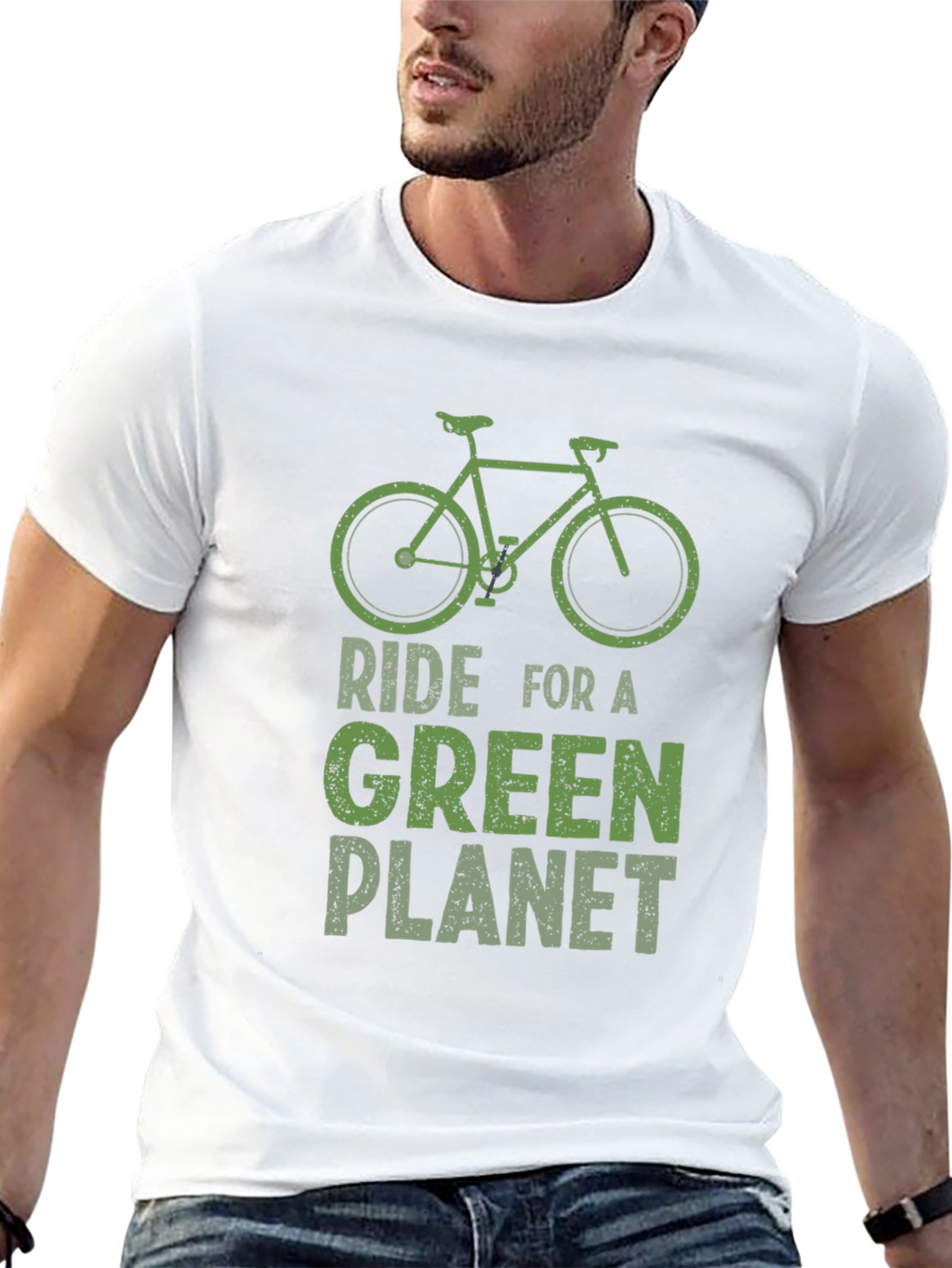 Ride for a Green Planet Graphic Tee
