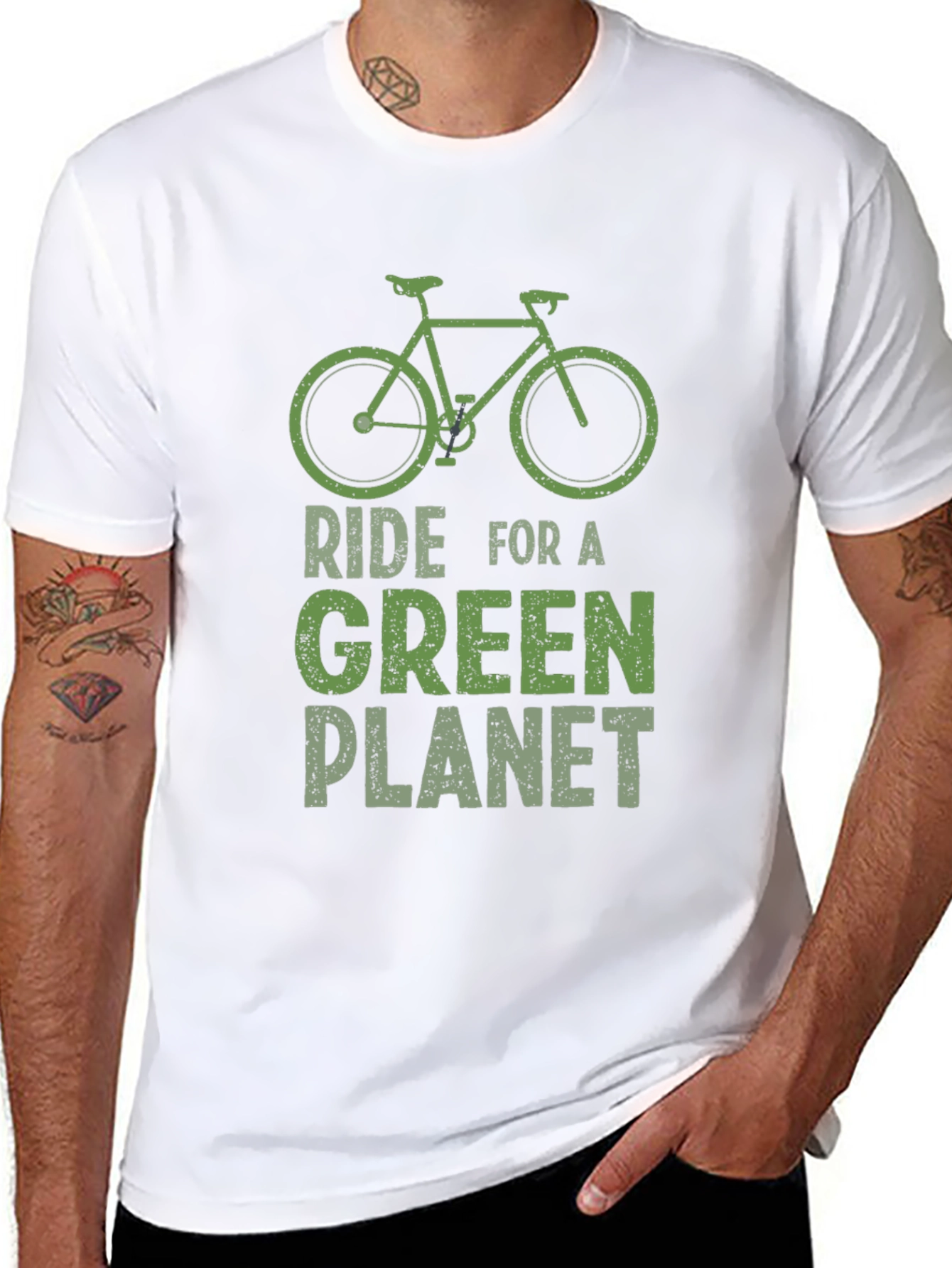 Ride for a Green Planet Graphic Tee