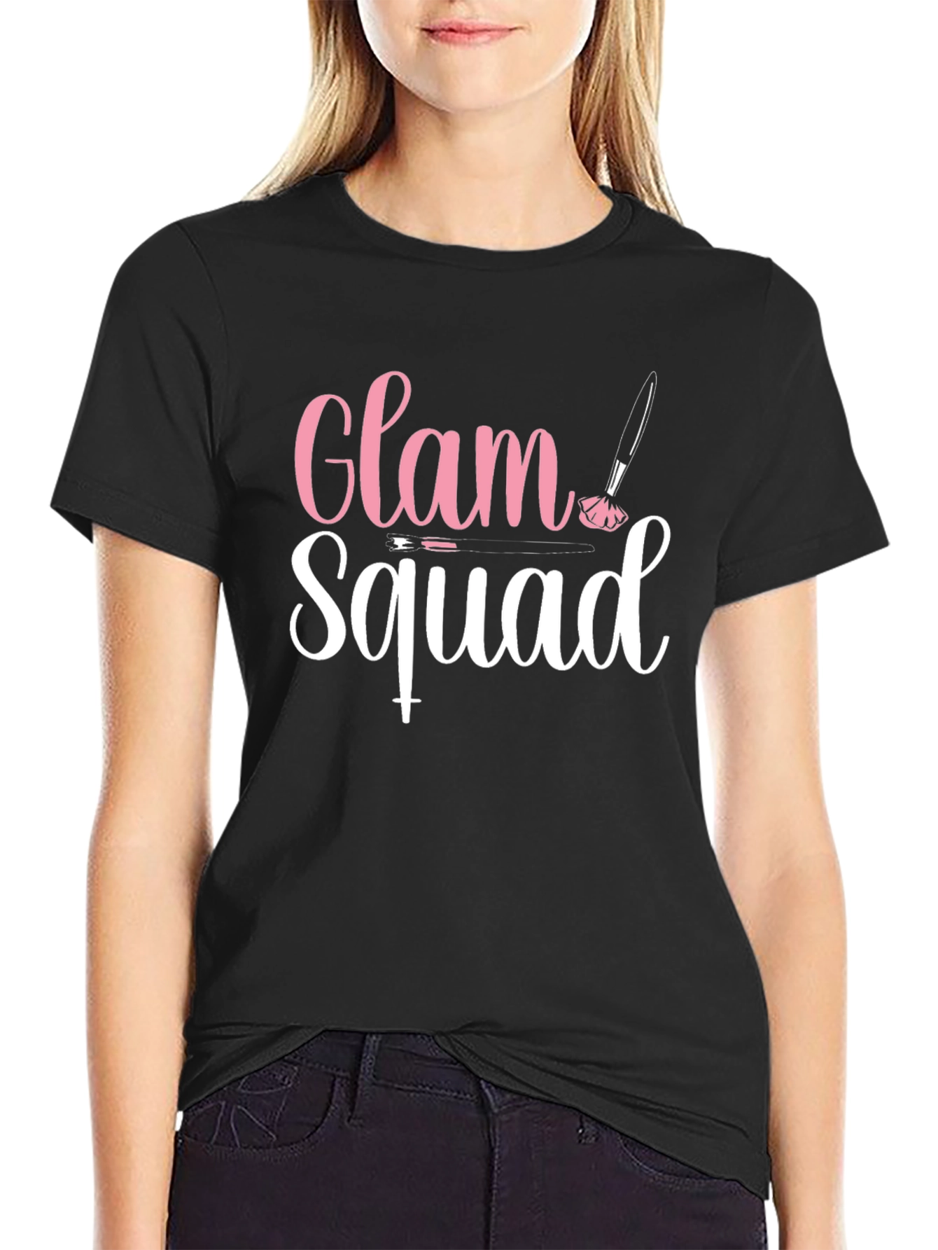 Glam Squad Graphic T-Shirt - Makeup Artist Tee