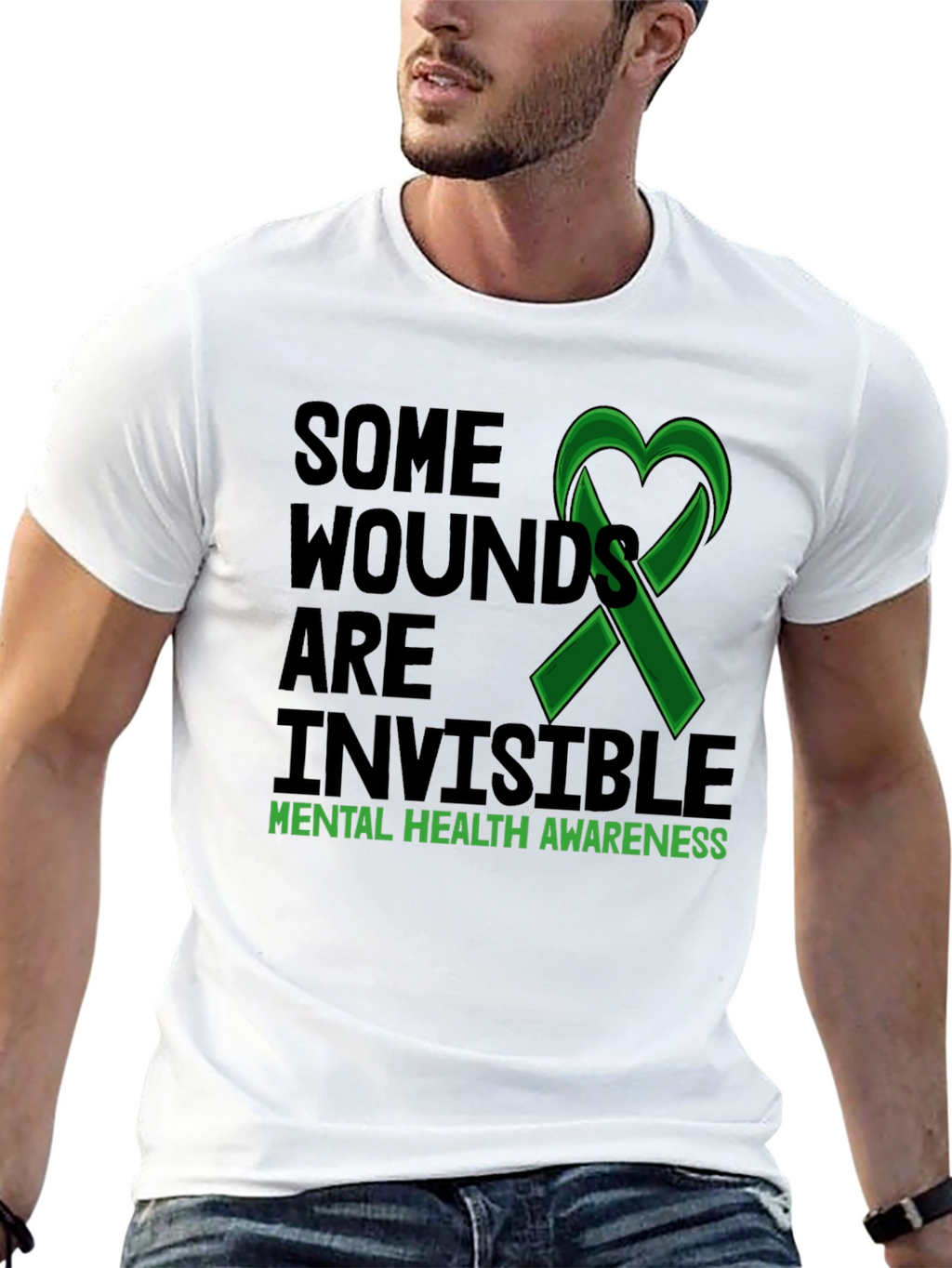 Mental Health Awareness Ribbon T-Shirt
