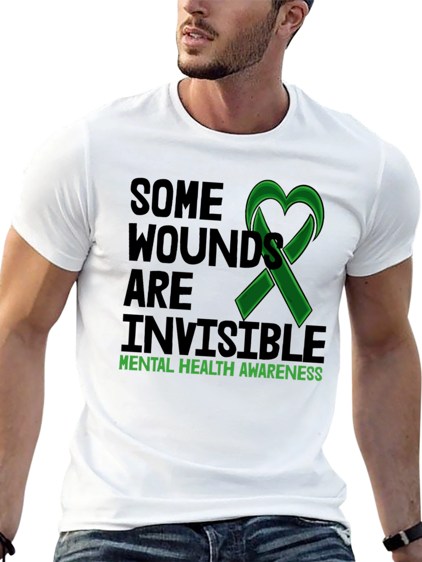 Mental Health Awareness Ribbon T-Shirt