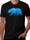Bear Silhouette Forest Graphic Tee