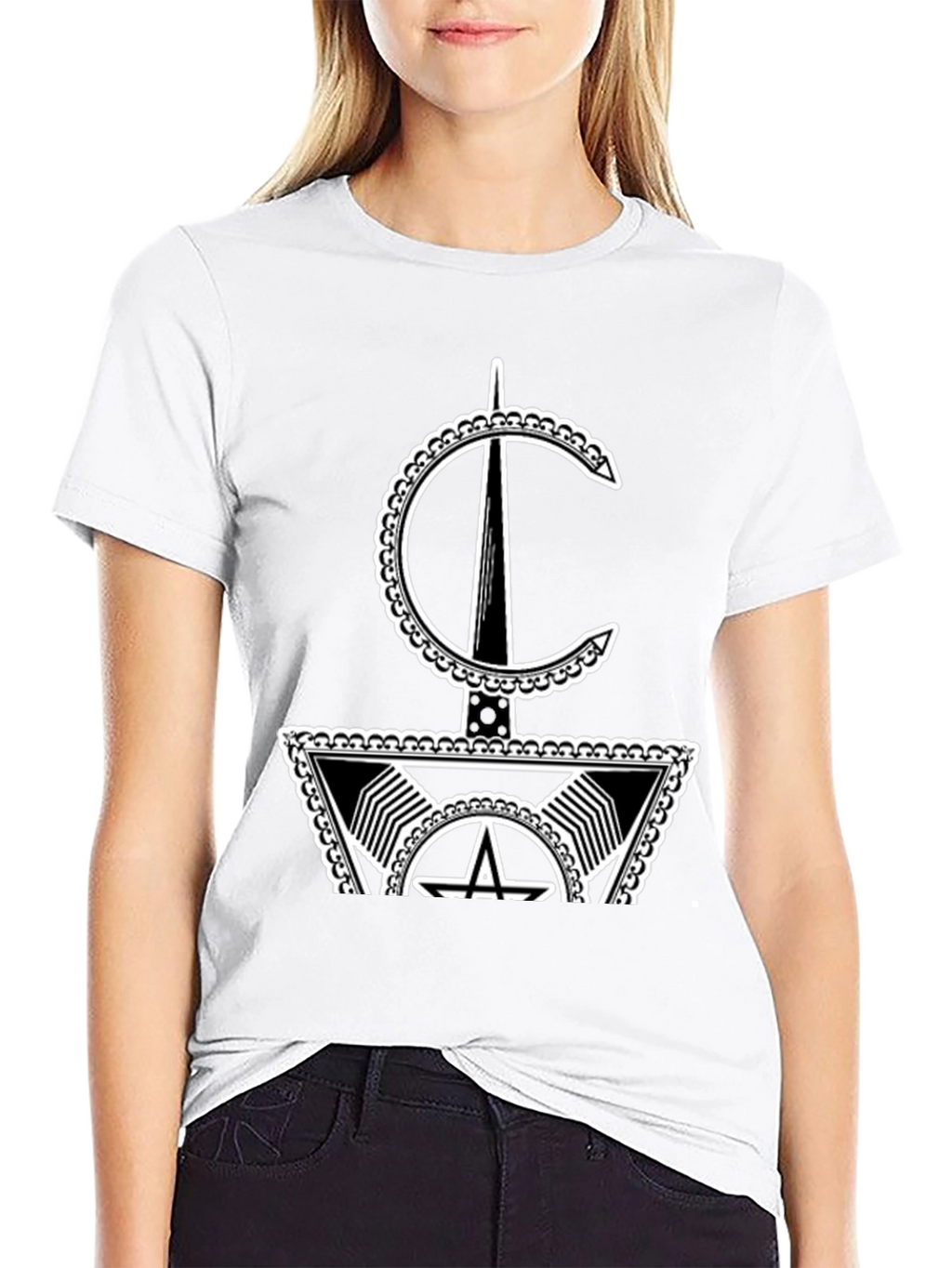 Symbol Graphic Black Tee