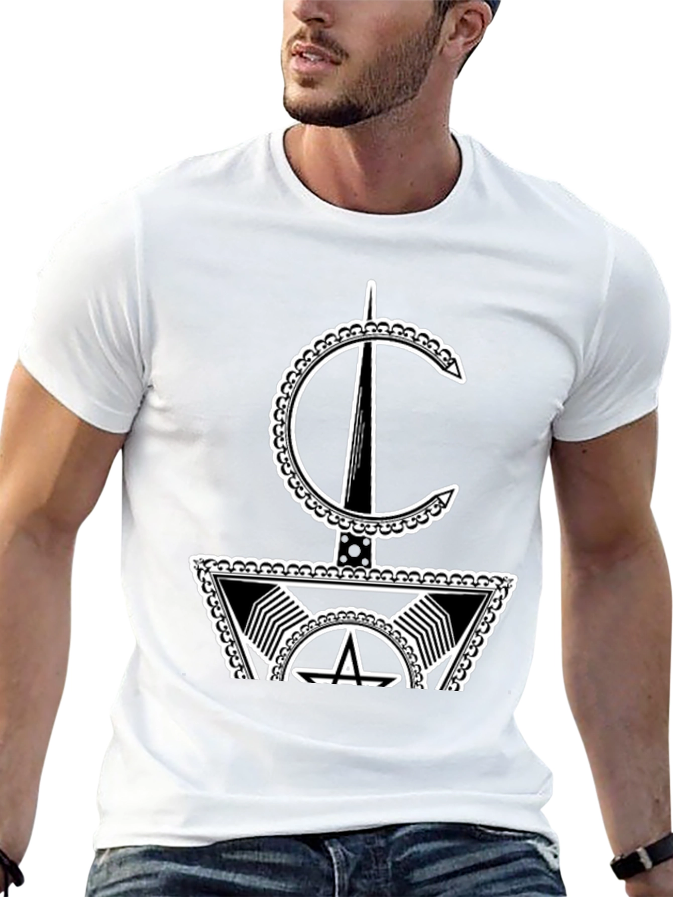 Symbol Graphic Black Tee