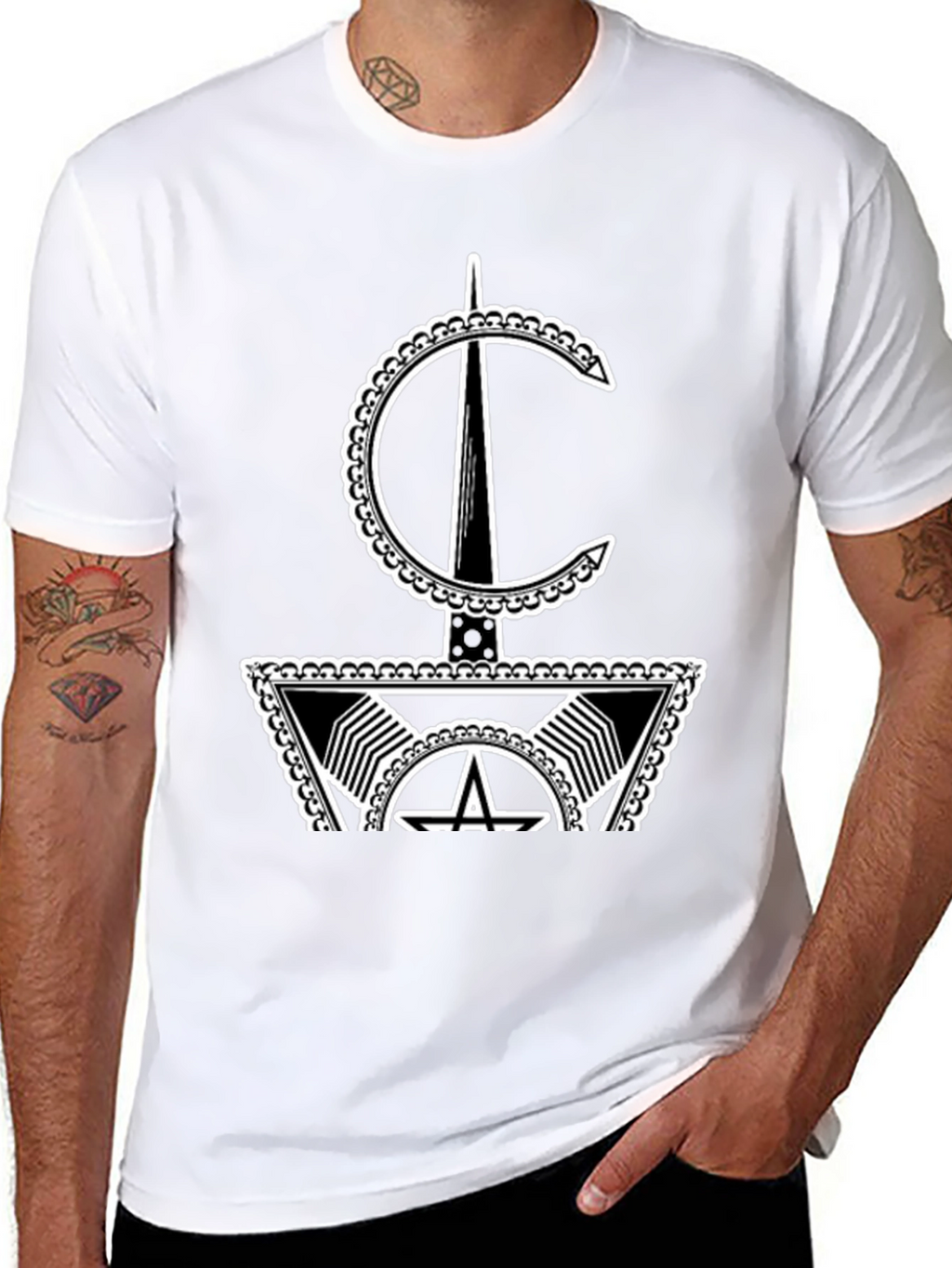 Symbol Graphic Black Tee