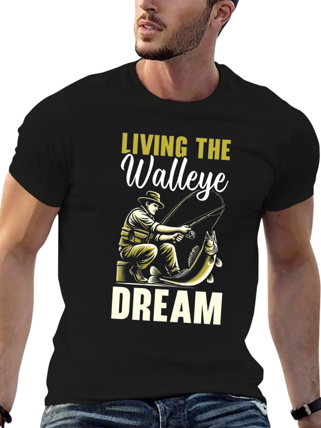 Living the Walleye Dream Graphic T-Shirt