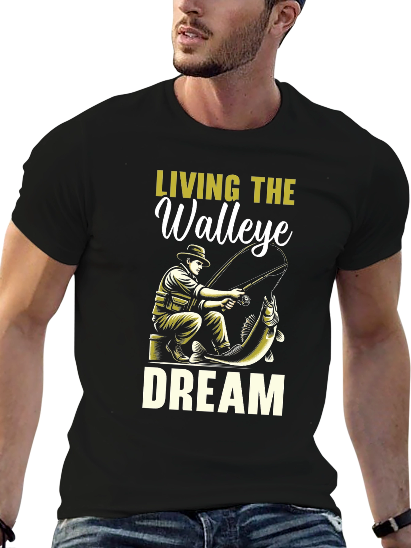 Living the Walleye Dream Graphic T-Shirt