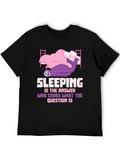 Sloth Sleeping T-Shirt - Funny Sleep Lover Tee
