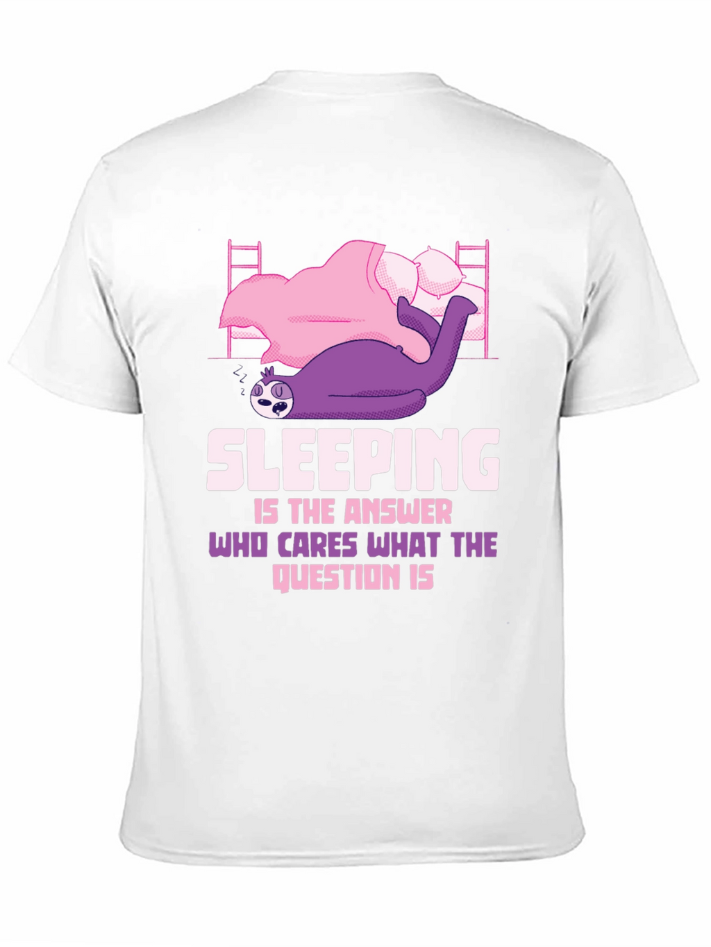 Sloth Sleeping T-Shirt - Funny Sleep Lover Tee