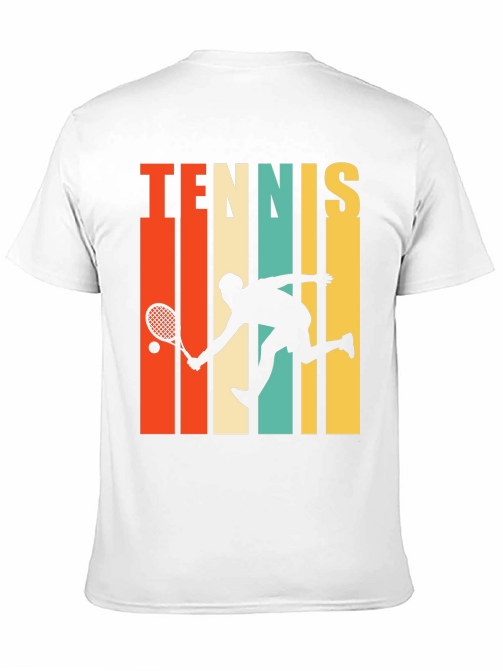Retro Tennis Player Graphic T-Shirt