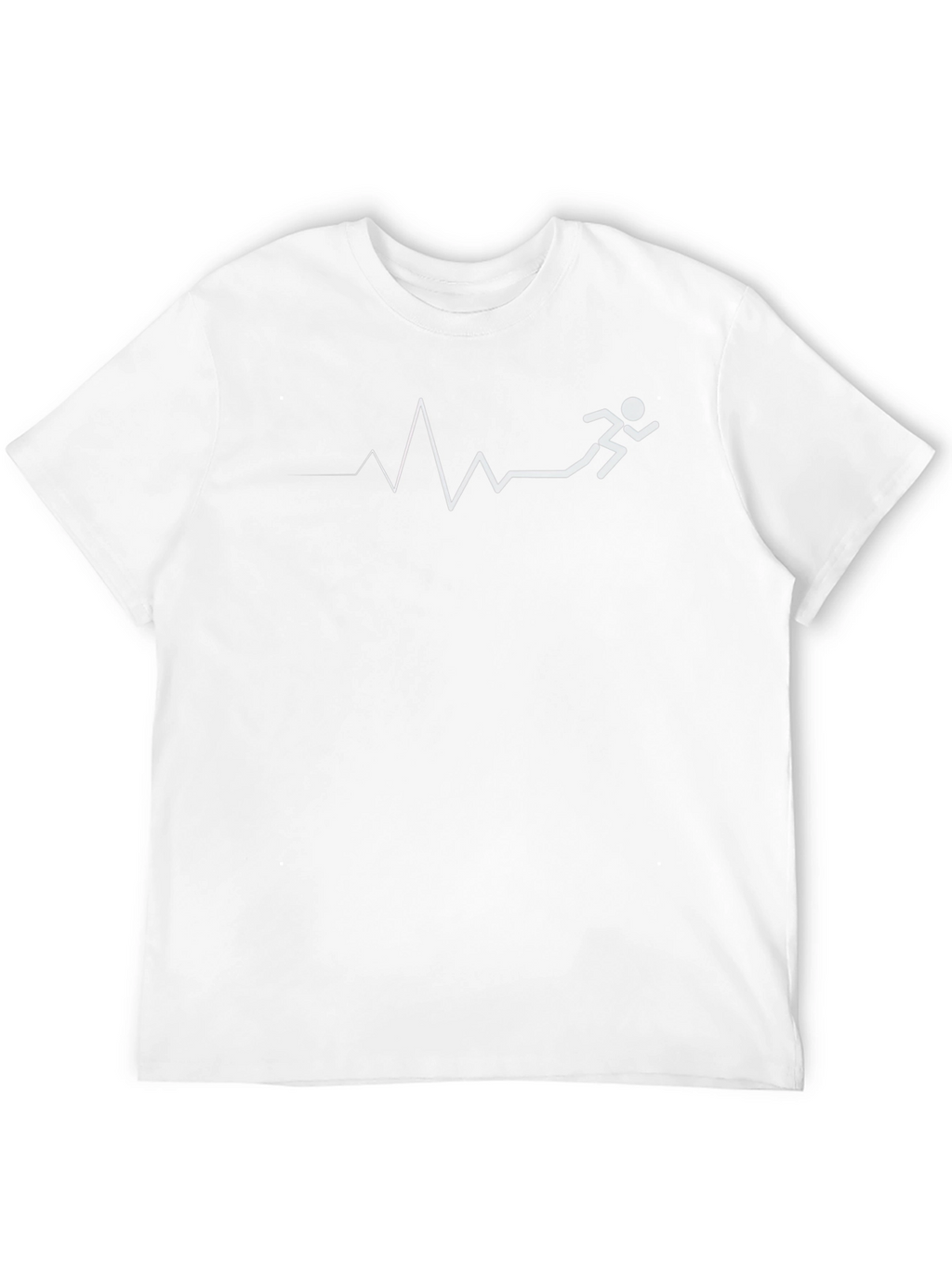 Running Heartbeat T-Shirt - Black