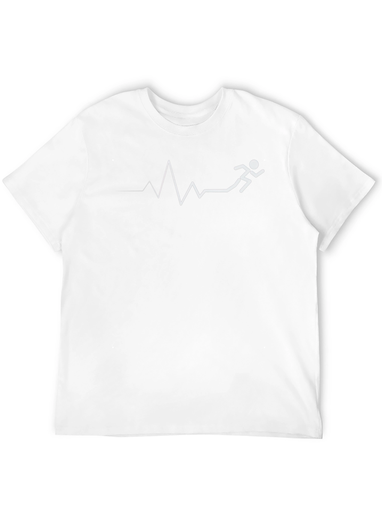 Running Heartbeat T-Shirt - Black