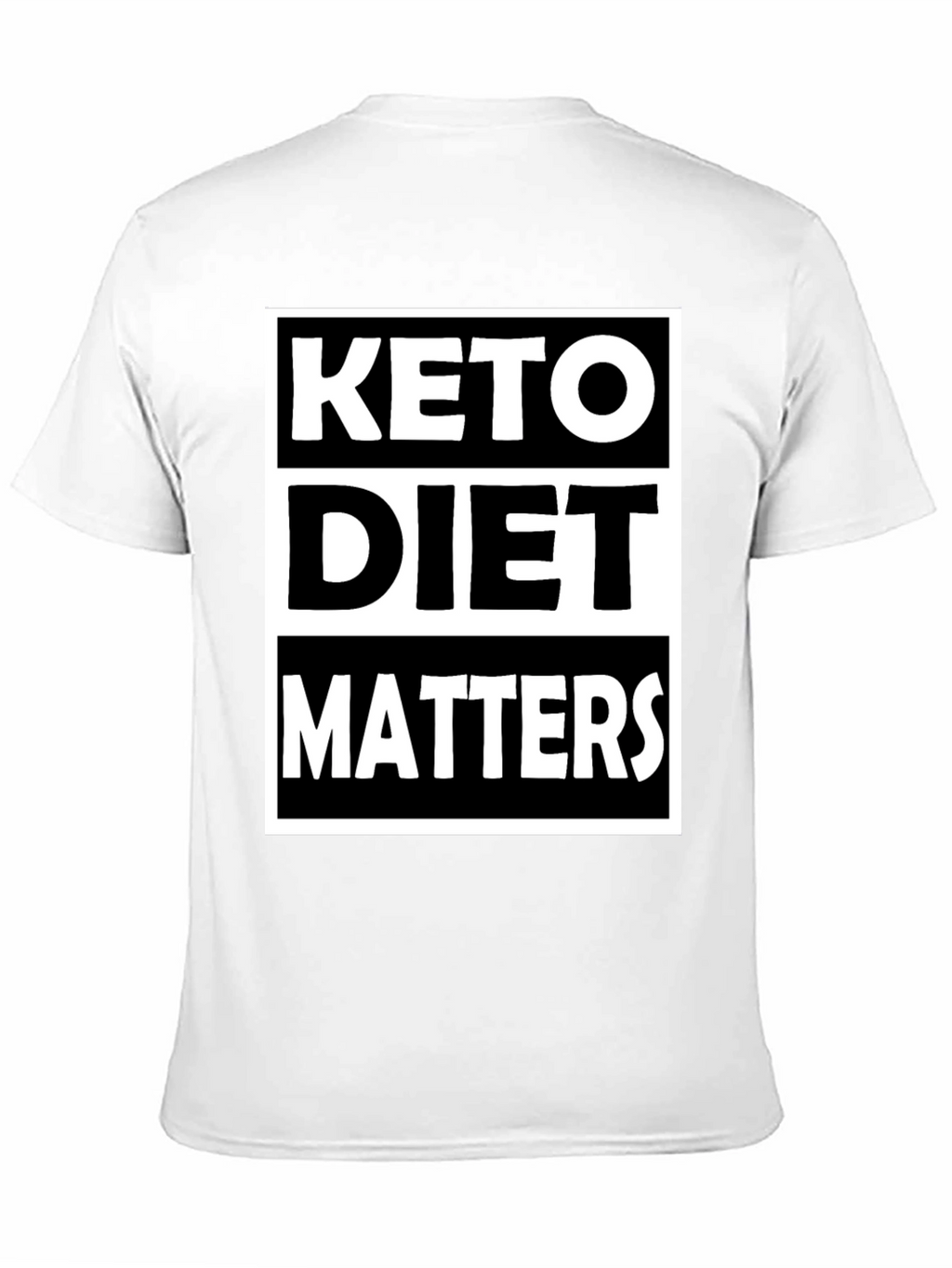 Keto Diet Matters Black Graphic Tee