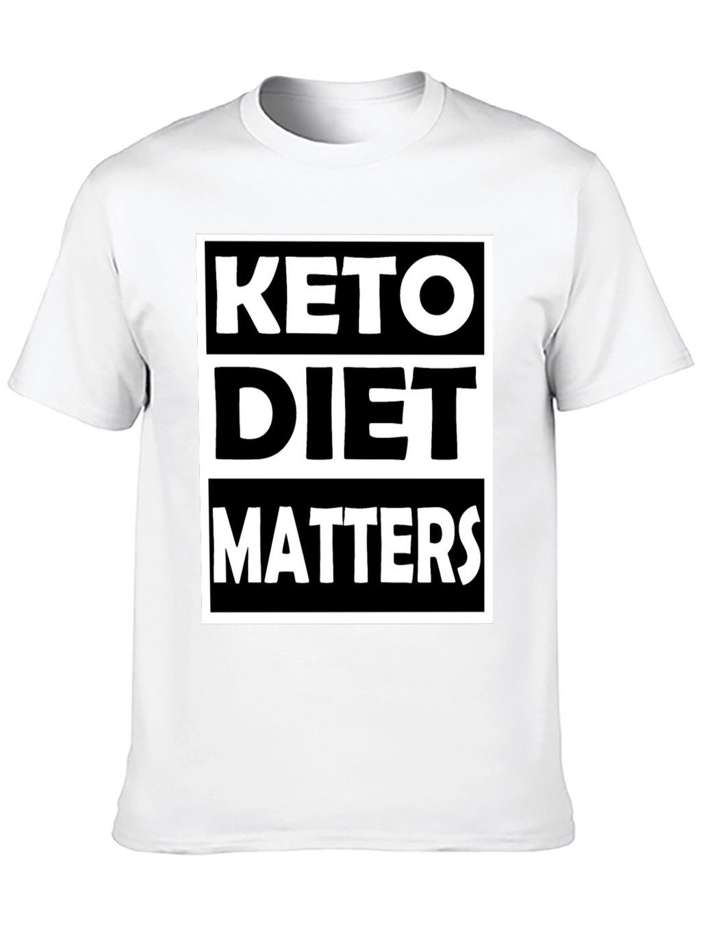 Keto Diet Matters Black Graphic Tee