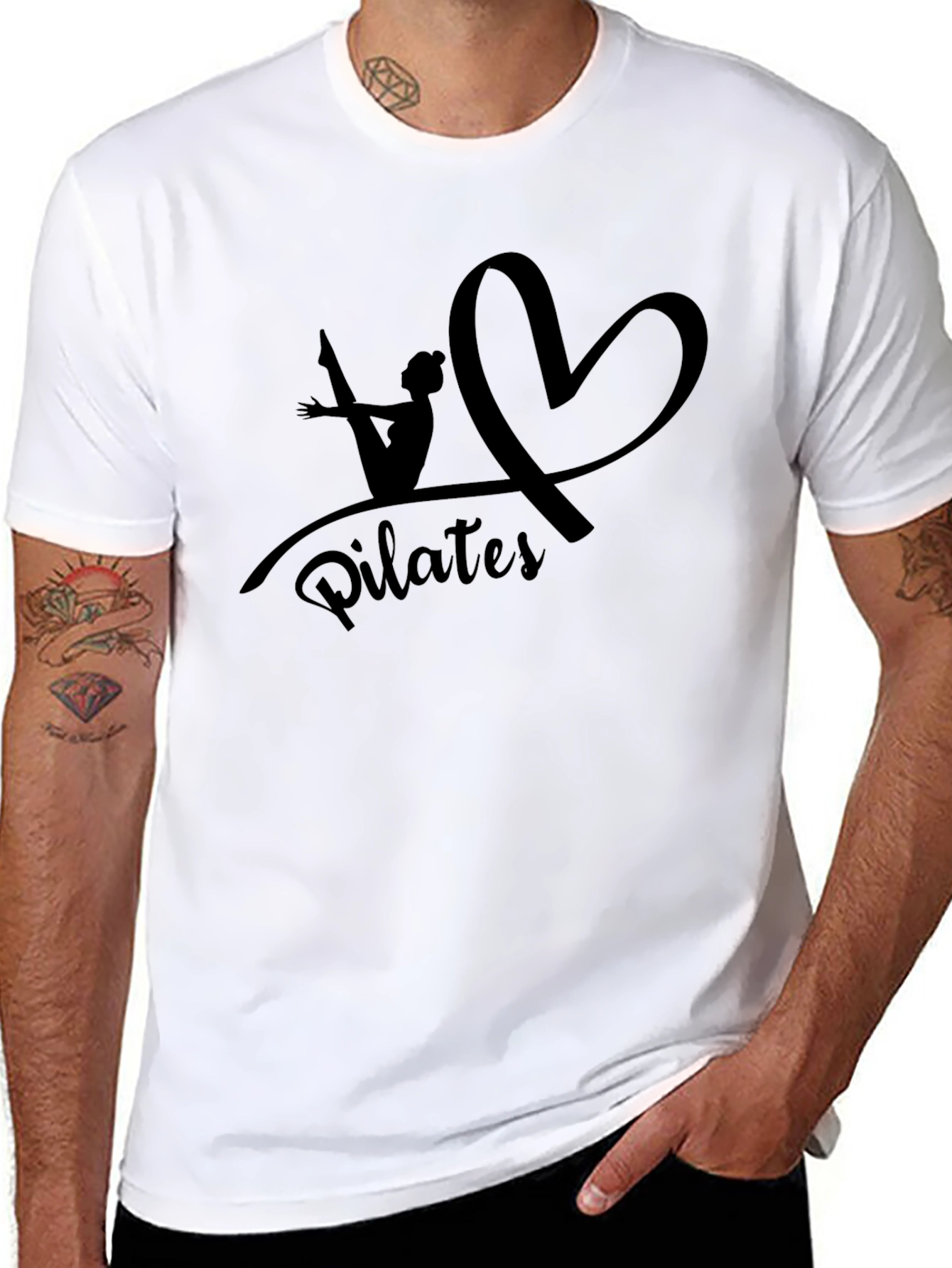 Pilates Heart T-Shirt - Yoga Lover Apparel