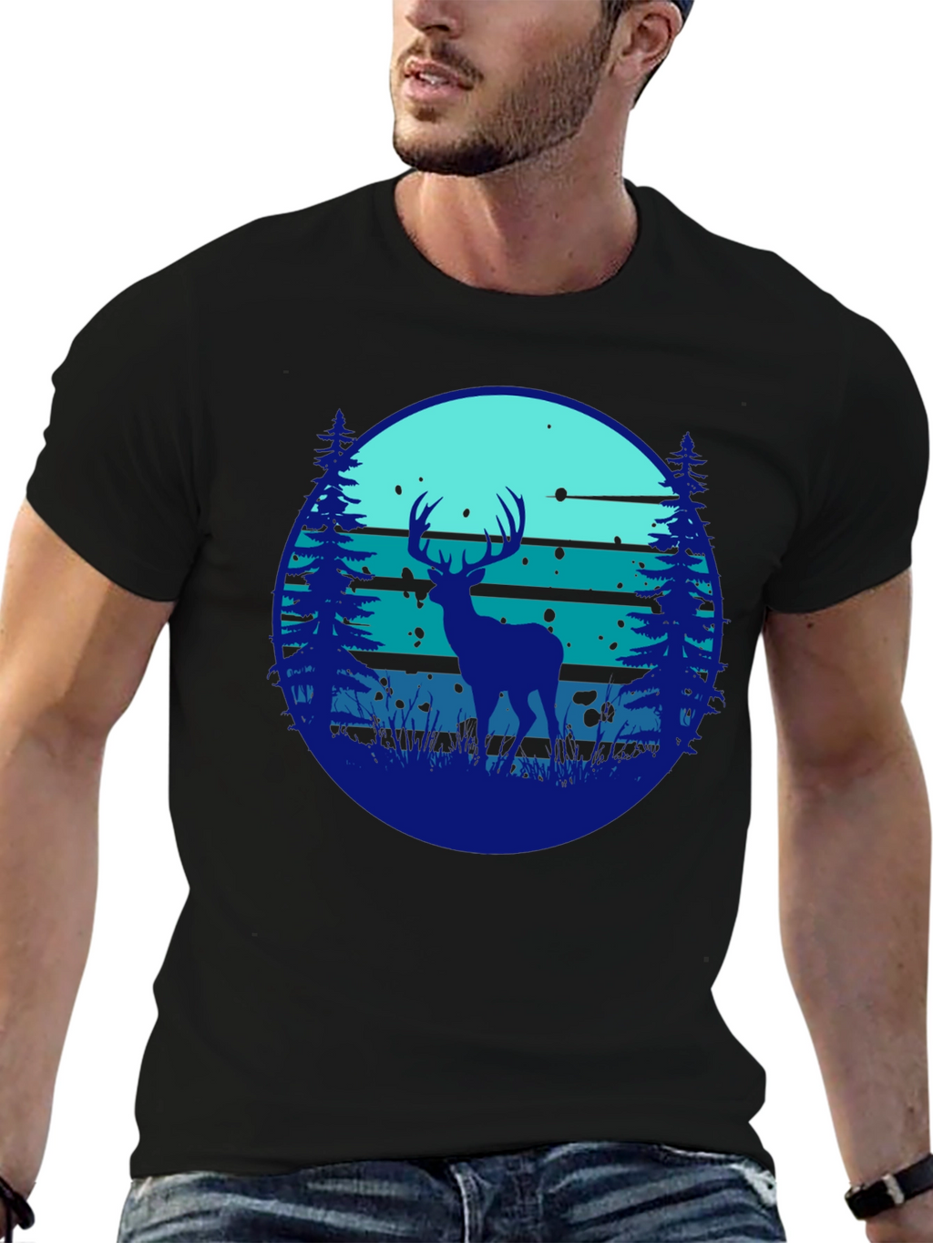 Deer Silhouette T-Shirt