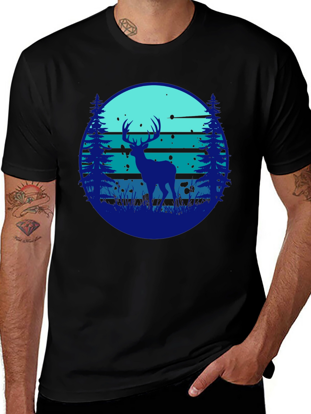 Deer Silhouette T-Shirt