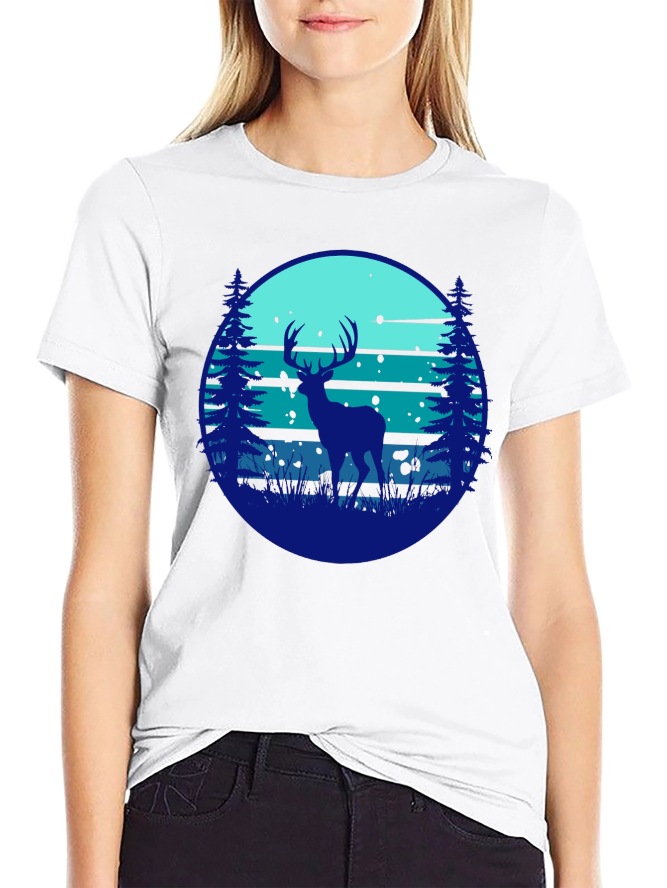 Deer Silhouette T-Shirt