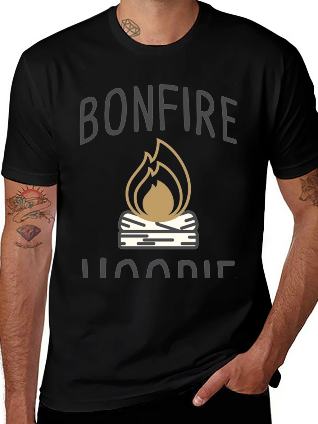 Bonfire Hoodie T-Shirt - Cozy Style