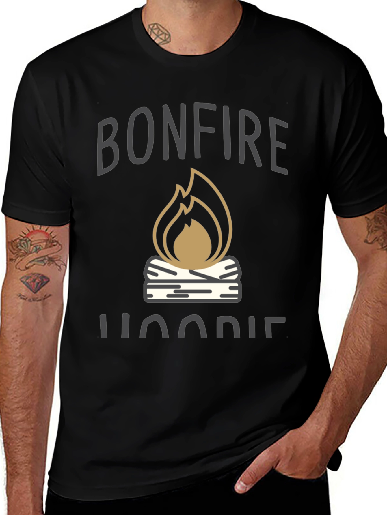 Bonfire Hoodie T-Shirt - Cozy Style