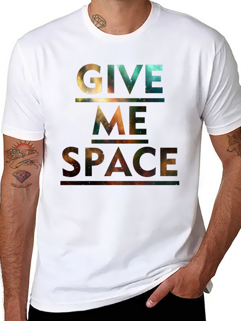 Give Me Space T-Shirt - Galaxy Print