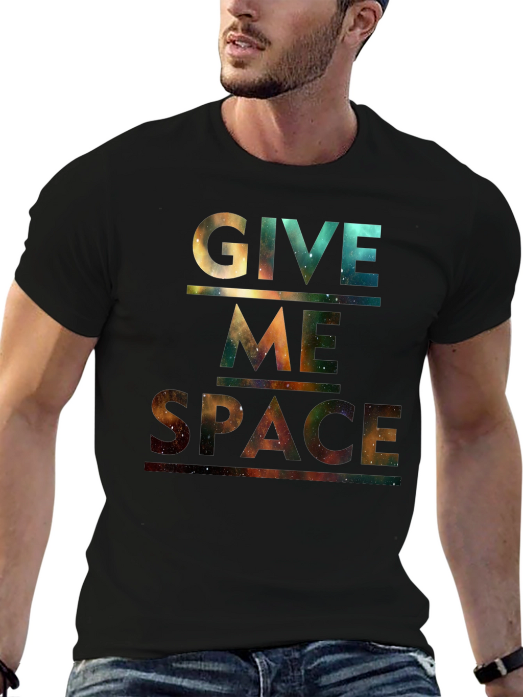 Give Me Space T-Shirt - Galaxy Print