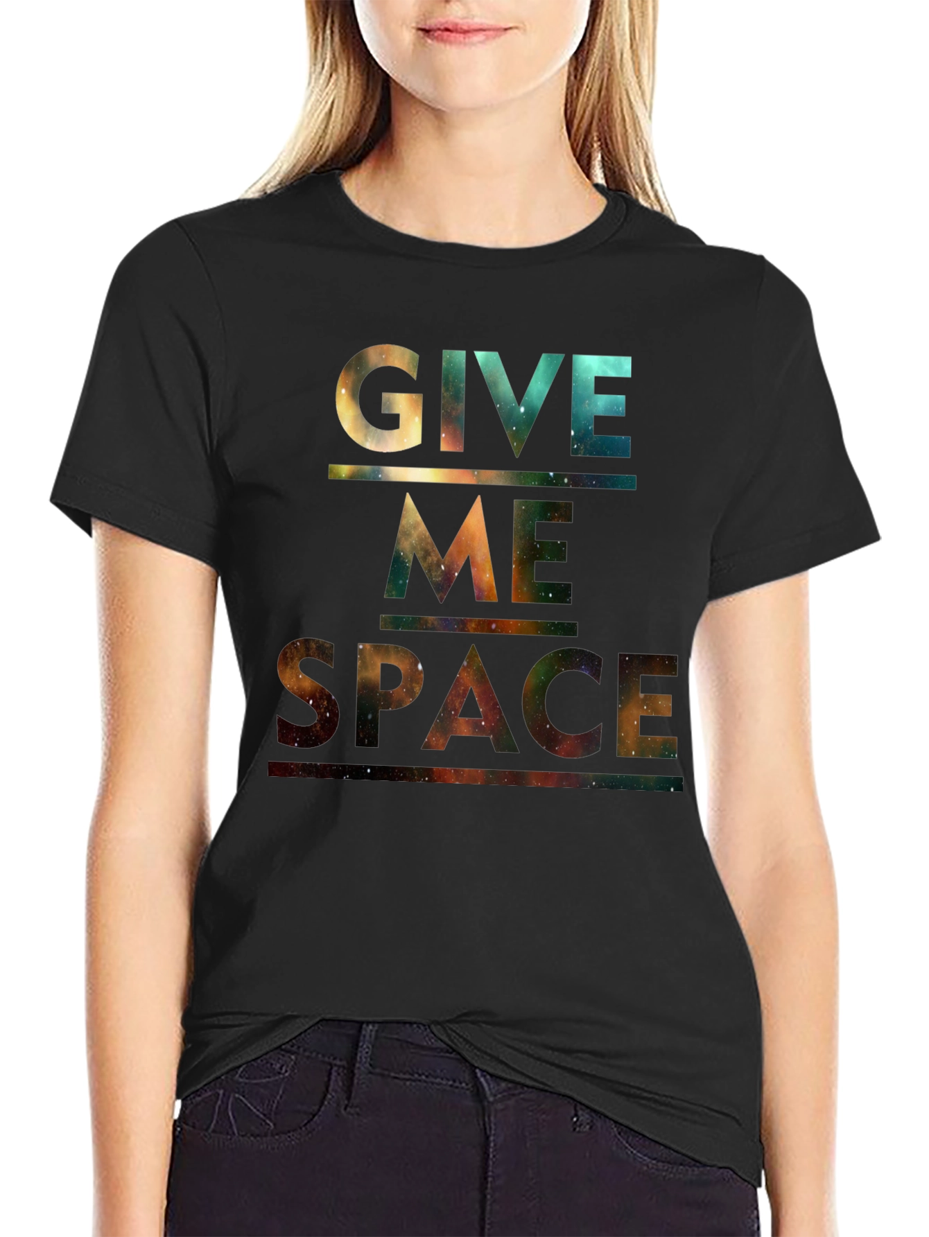 Give Me Space T-Shirt - Galaxy Print
