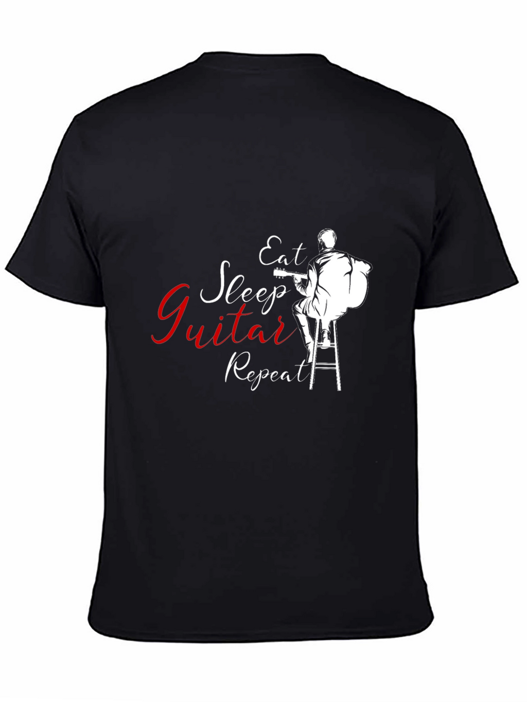 Eat Sleep Guitar Repeat T-Shirt