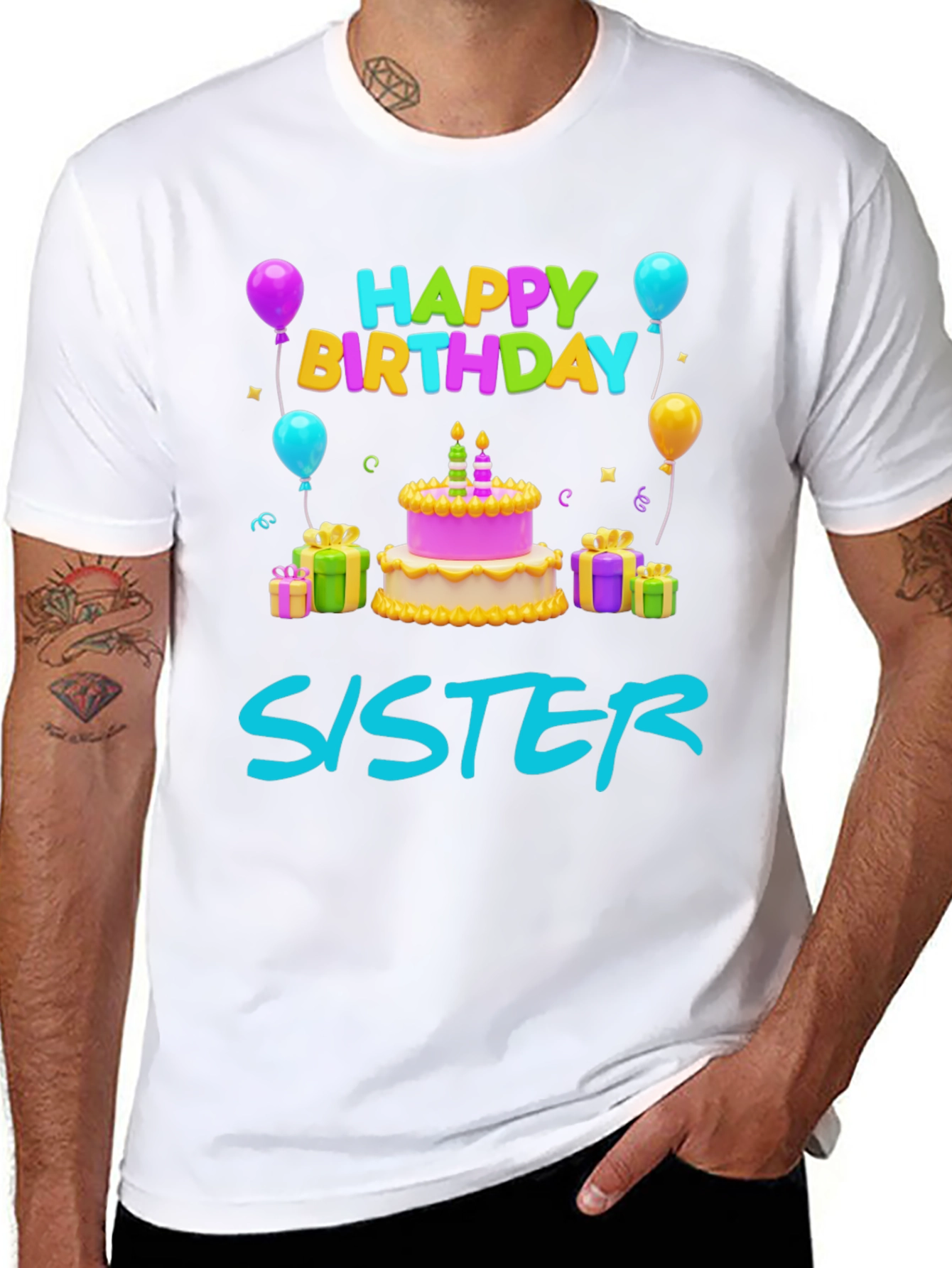 Happy Birthday Sister T-Shirt