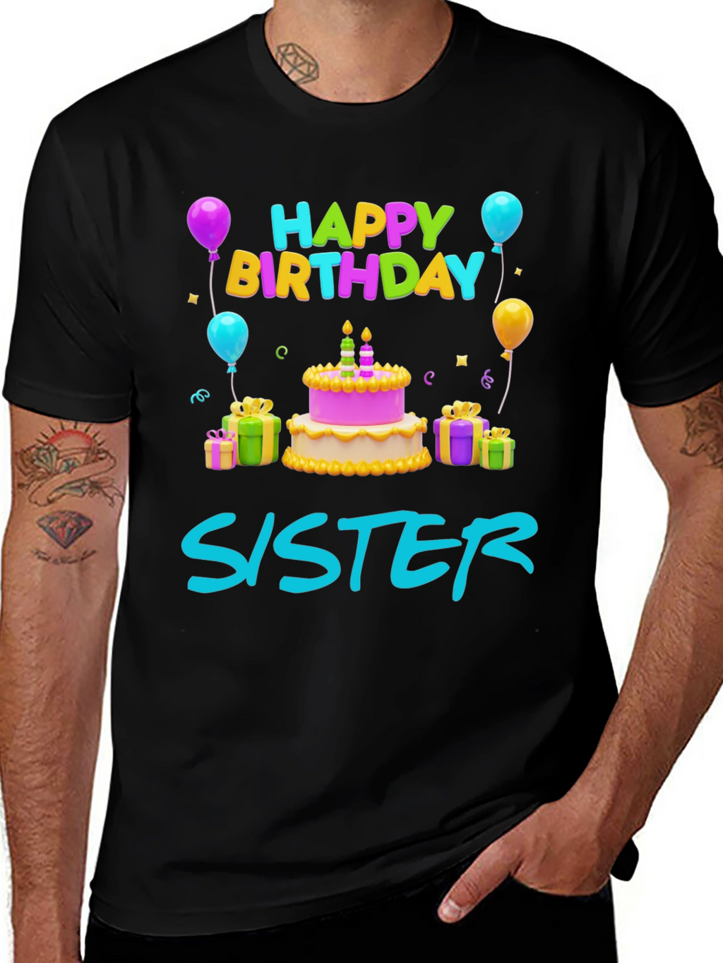 Happy Birthday Sister T-Shirt