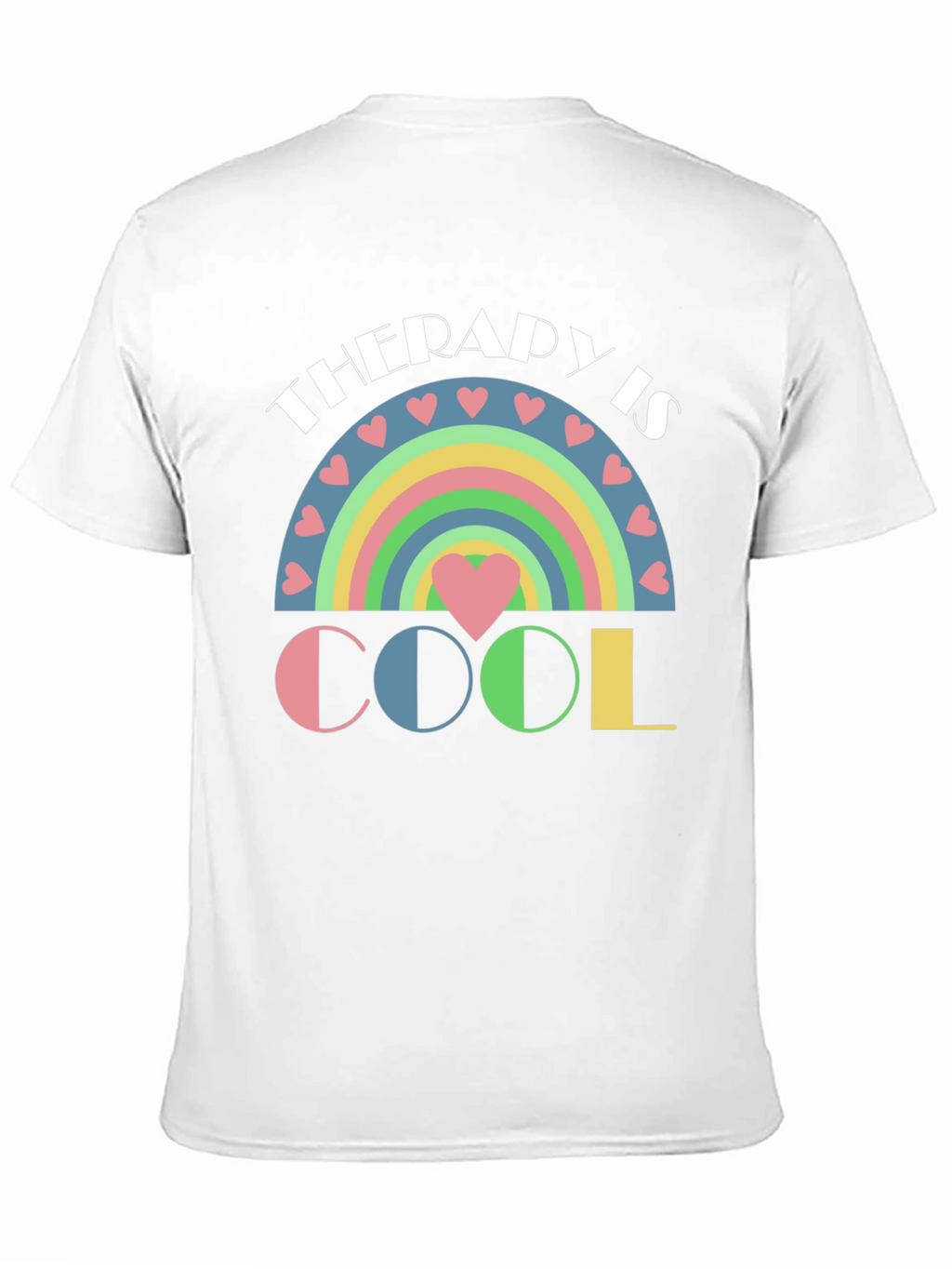 Therapy is Cool Pastel Rainbow T-Shirt